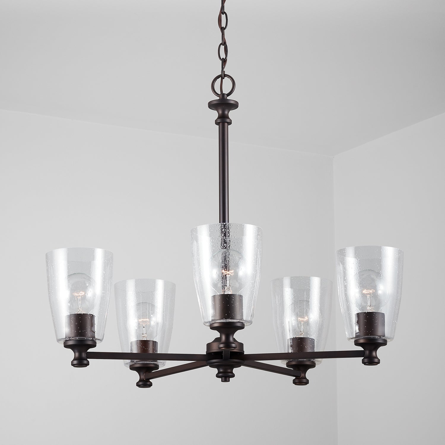 Capital Lighting - 440951BZ-506 - Five Light Chandelier - Myles - Bronze