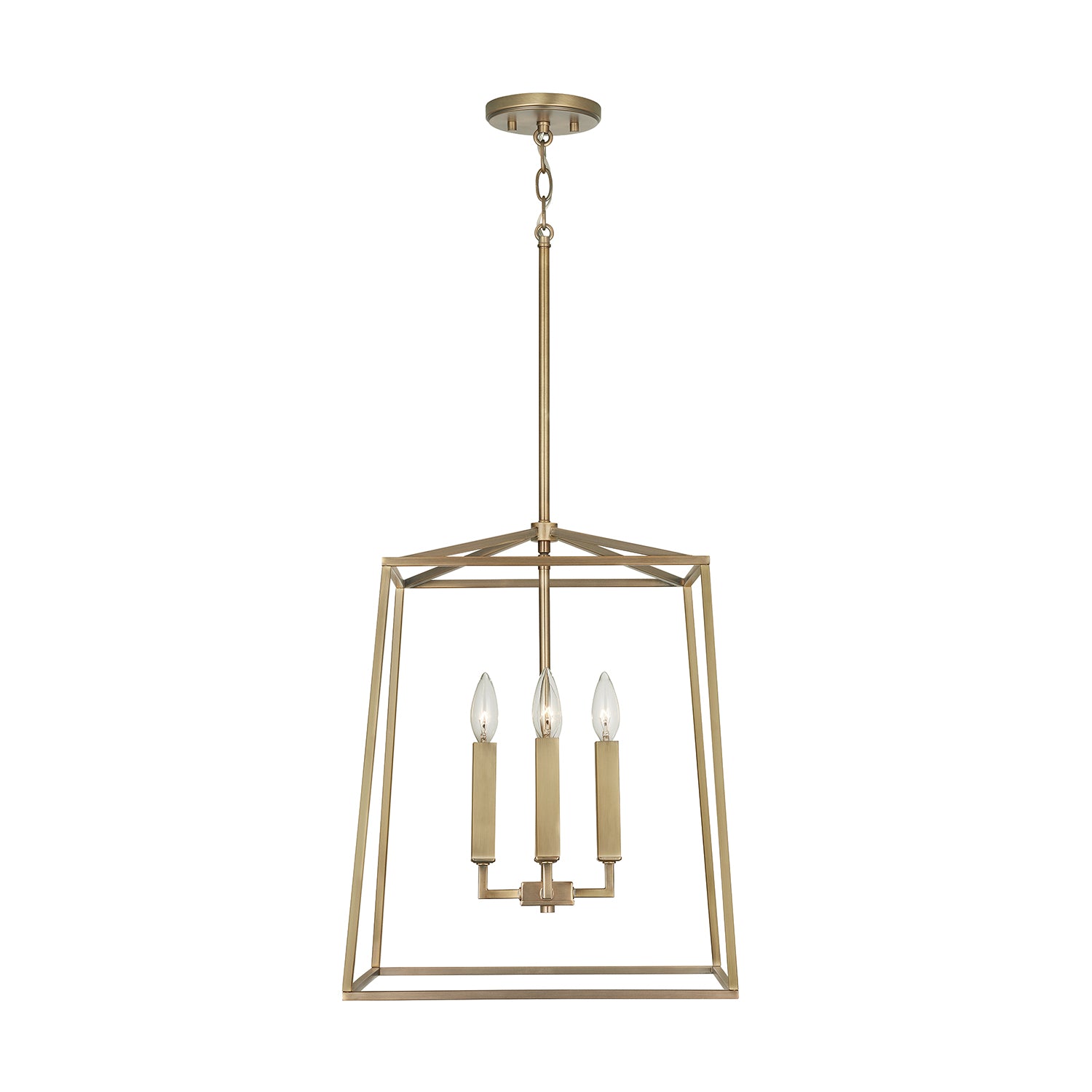 Capital Lighting - 537642AD - Four Light Foyer - Thea - Aged Brass