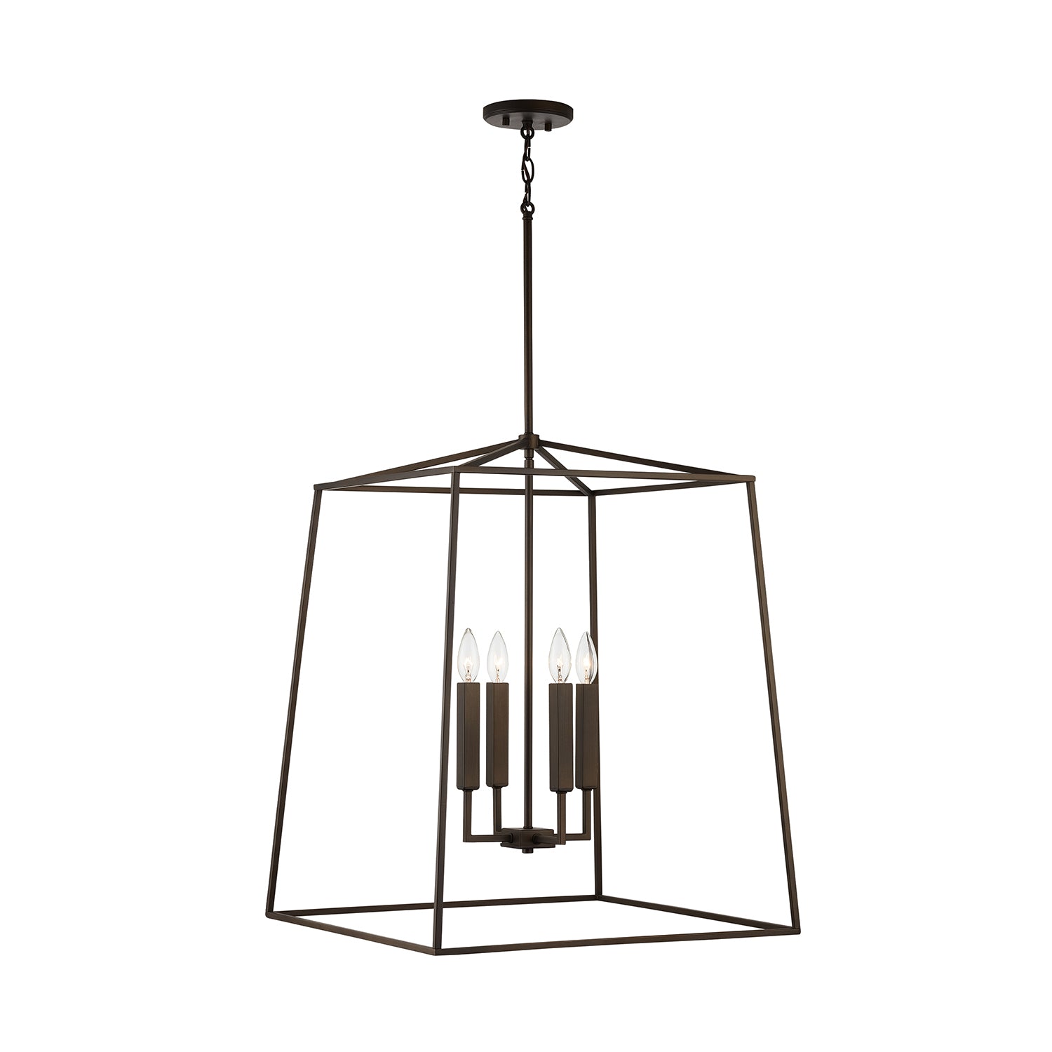 Capital Lighting - 537643OR - Four Light Foyer - Thea - Oil Rubbed Bronze