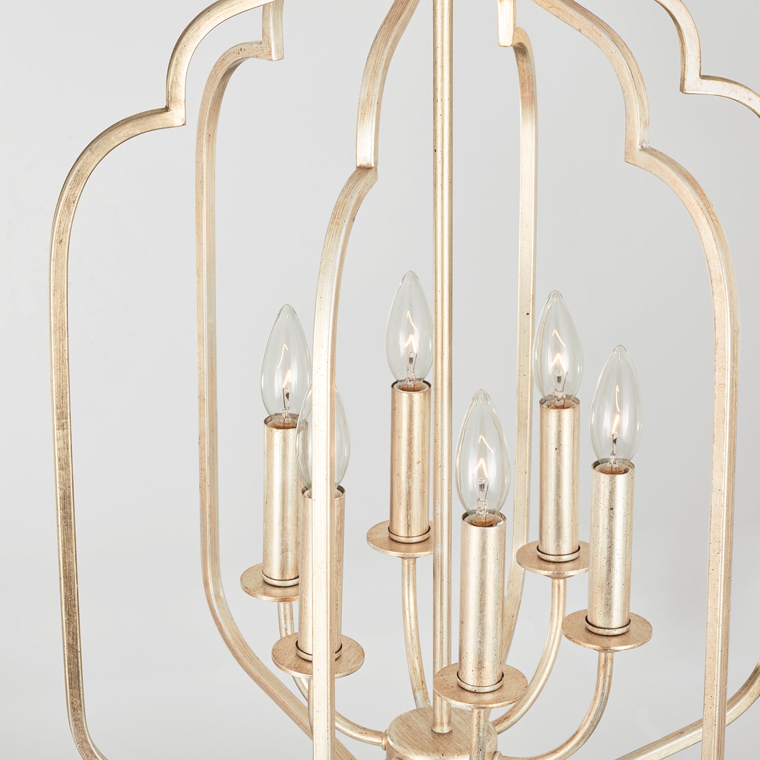 Capital Lighting - 538761WG - Six Light Foyer - Ophelia - Winter Gold