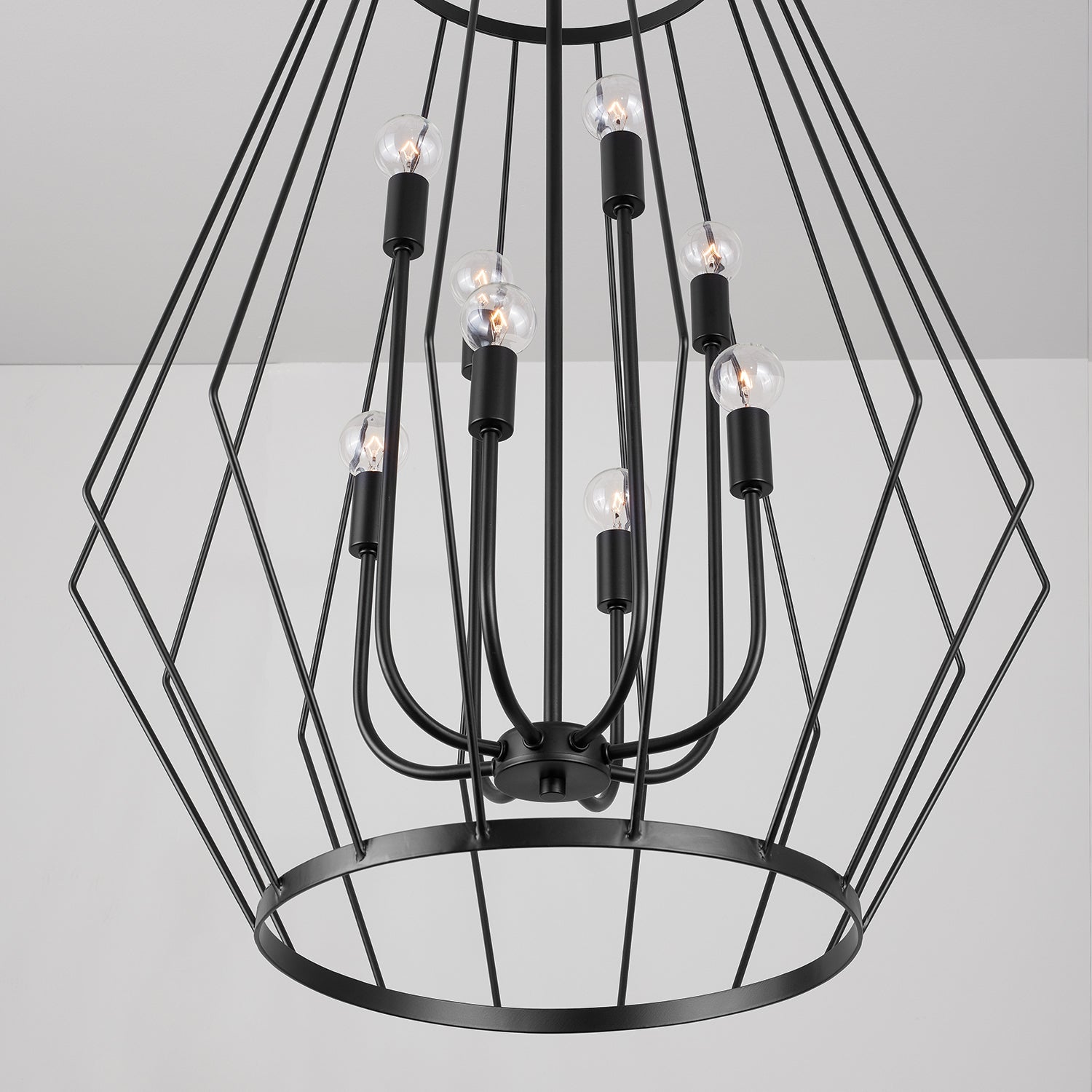 Capital Lighting - 538881MB - Eight Light Foyer - Corey - Matte Black