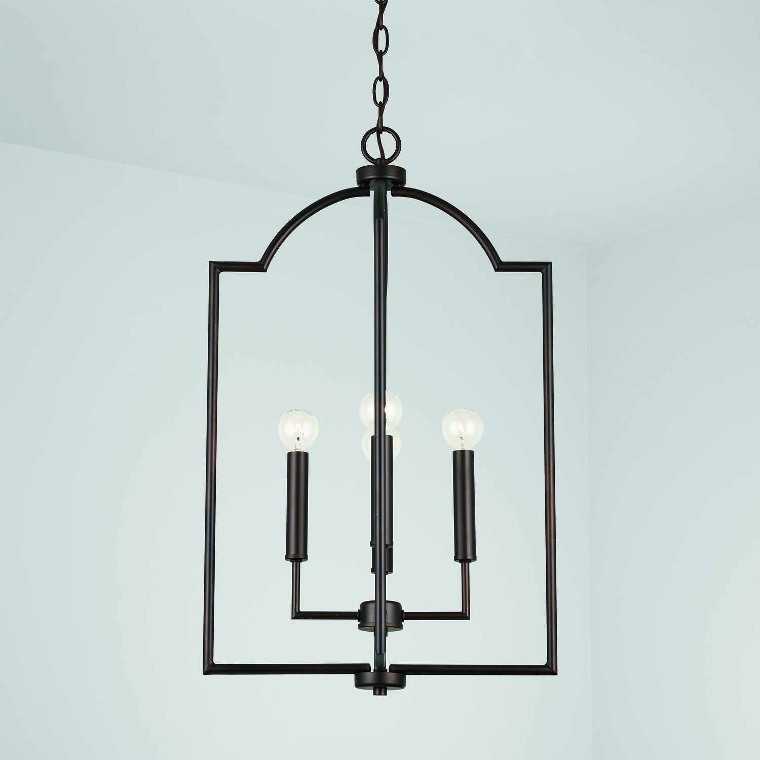 Capital Lighting - 539341BZ - Four Light Foyer Pendant - Carter - Bronze