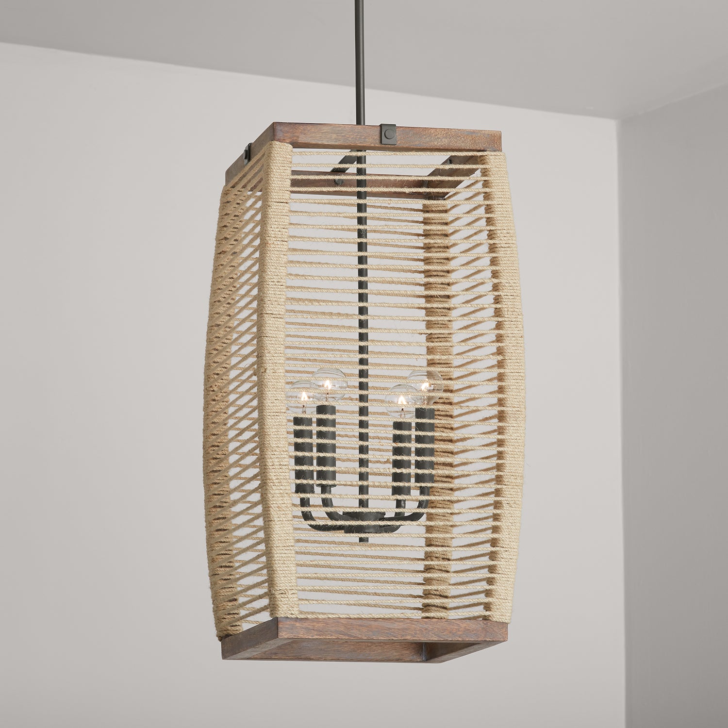 Capital Lighting - 540341YG - Four Light Foyer - Jacob - Grey Wash and Grey Iron