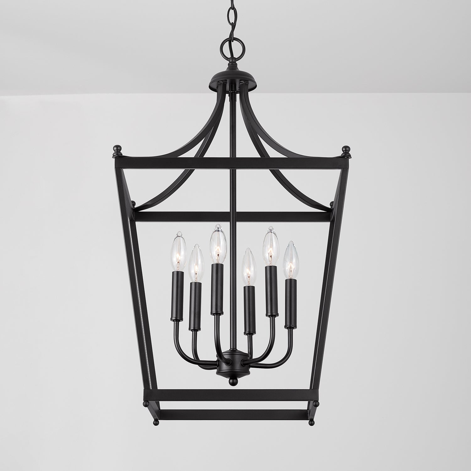 Capital Lighting - 9552MB - Six Light Foyer Pendant - Stanton - Matte Black