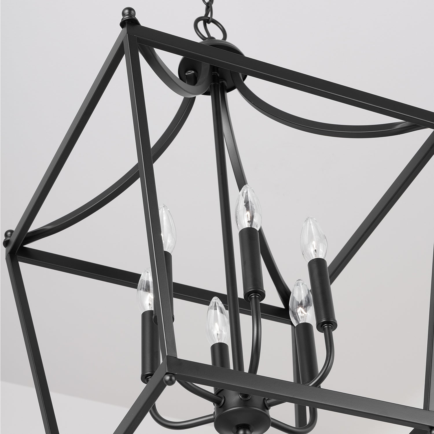 Capital Lighting - 9552MB - Six Light Foyer Pendant - Stanton - Matte Black