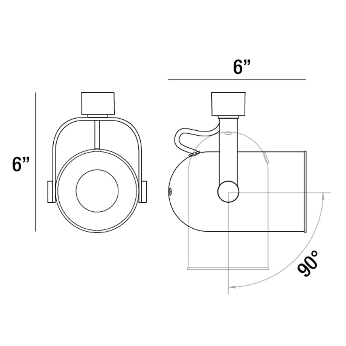 Eurofase - 23401-037 - Track Head - Platinum