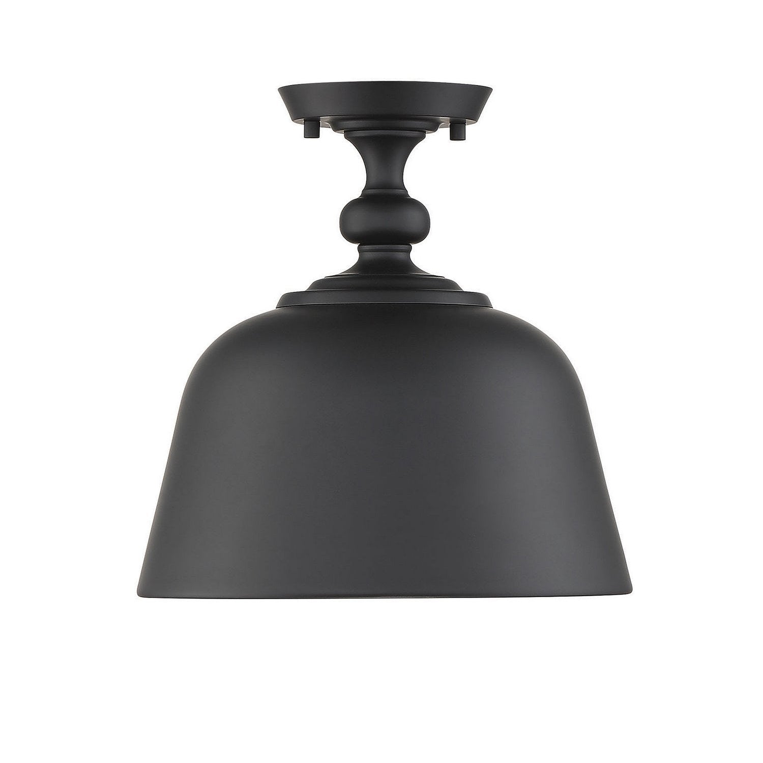 Savoy House - 6-3750-1-89 - One Light Semi-Flush Mount - Berg - Matte Black