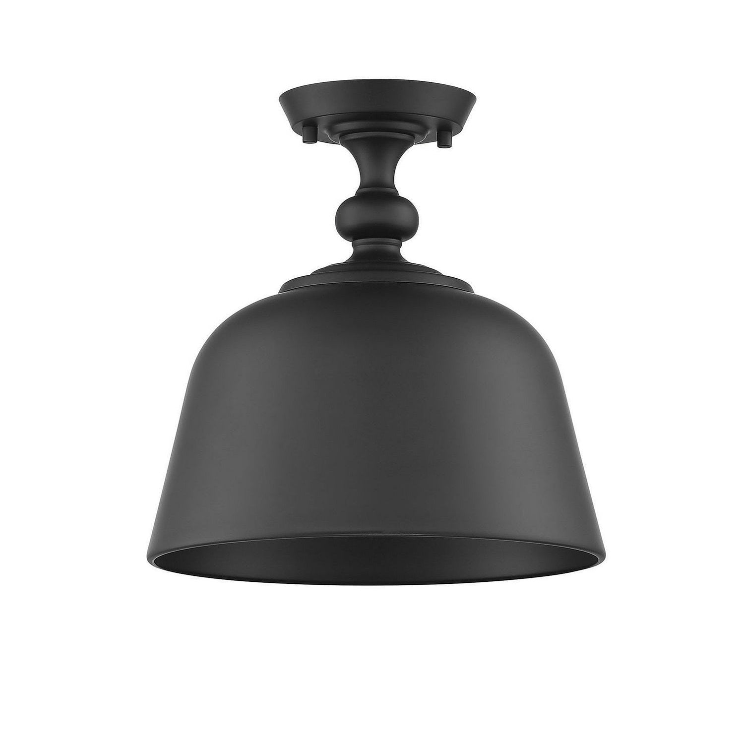 Savoy House - 6-3750-1-89 - One Light Semi-Flush Mount - Berg - Matte Black