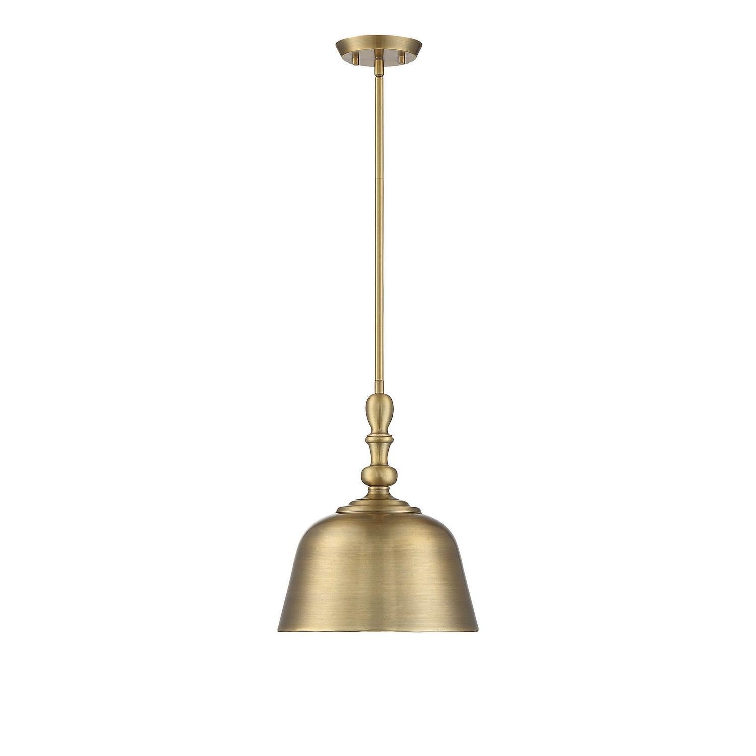 Savoy House - 7-3751-1-322 - One Light Pendant - Berg - Warm Brass