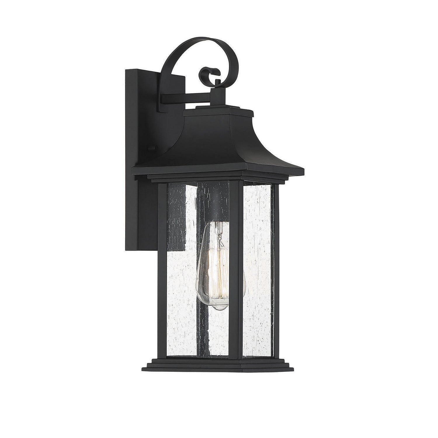Savoy House - 5-450-BK - One Light Wall Sconce - Hancock - Matte Black