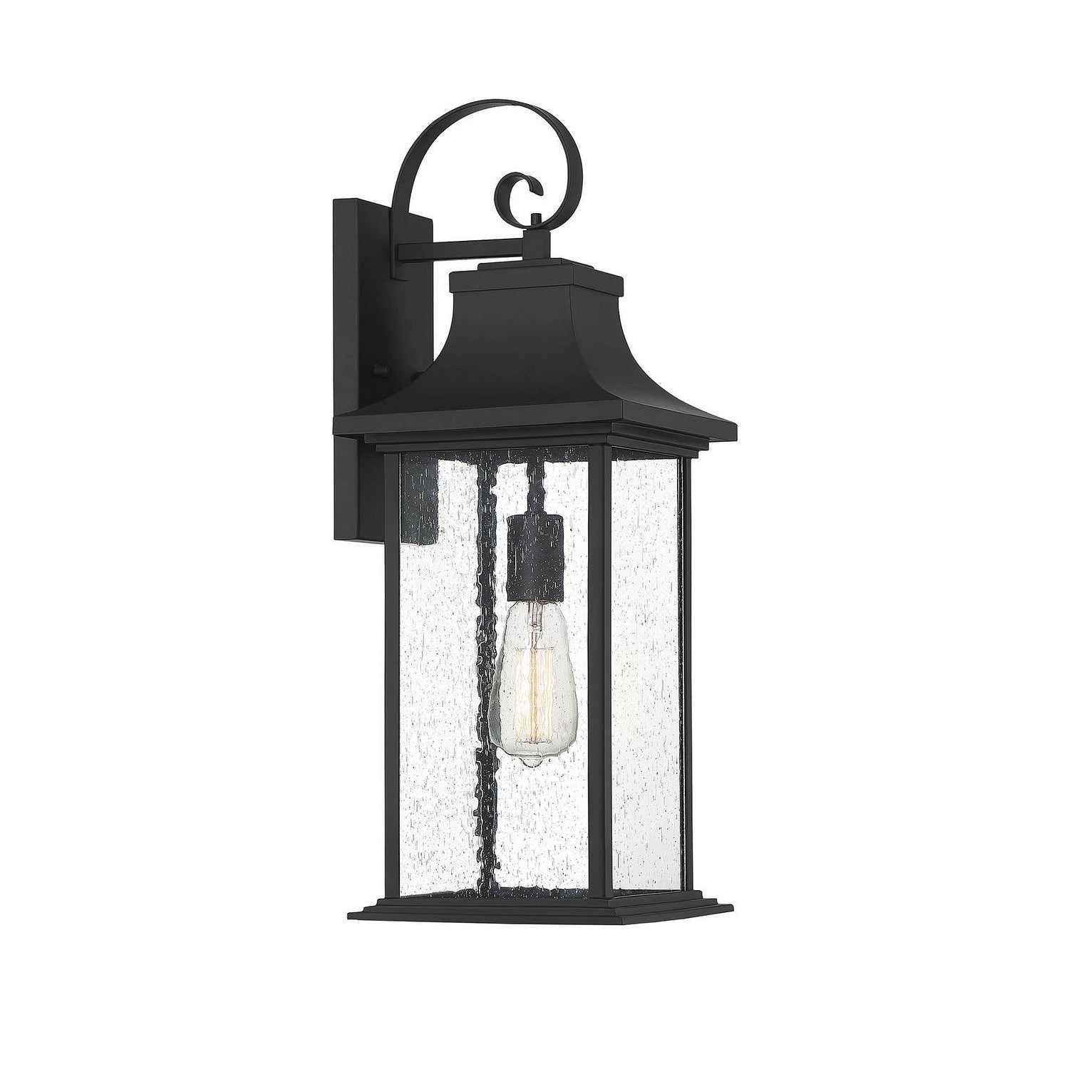 Savoy House - 5-451-BK - One Light Wall Sconce - Hancock - Matte Black