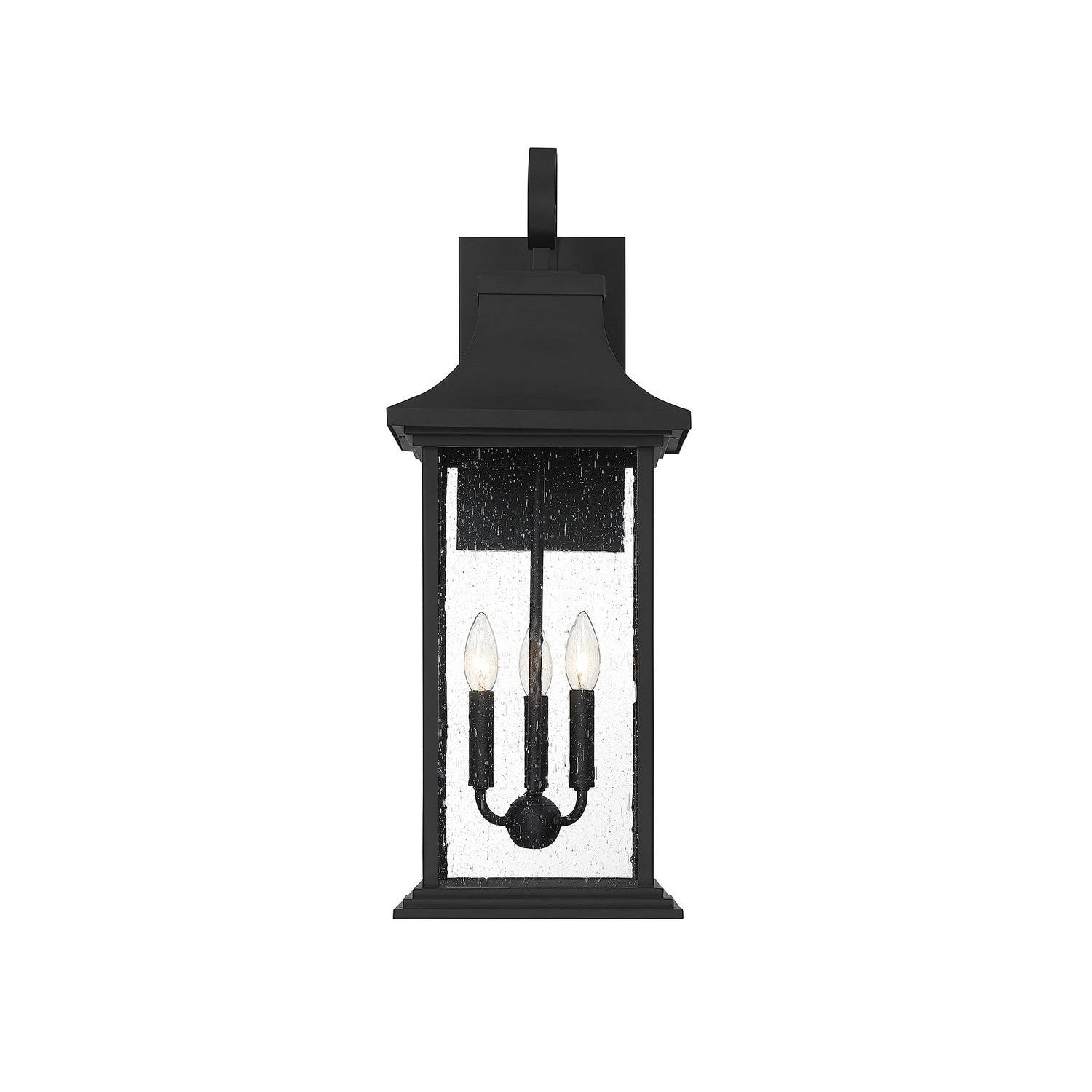 Savoy House - 5-452-BK - Three Light Outdoor Wall Sconce - Hancock - Matte Black