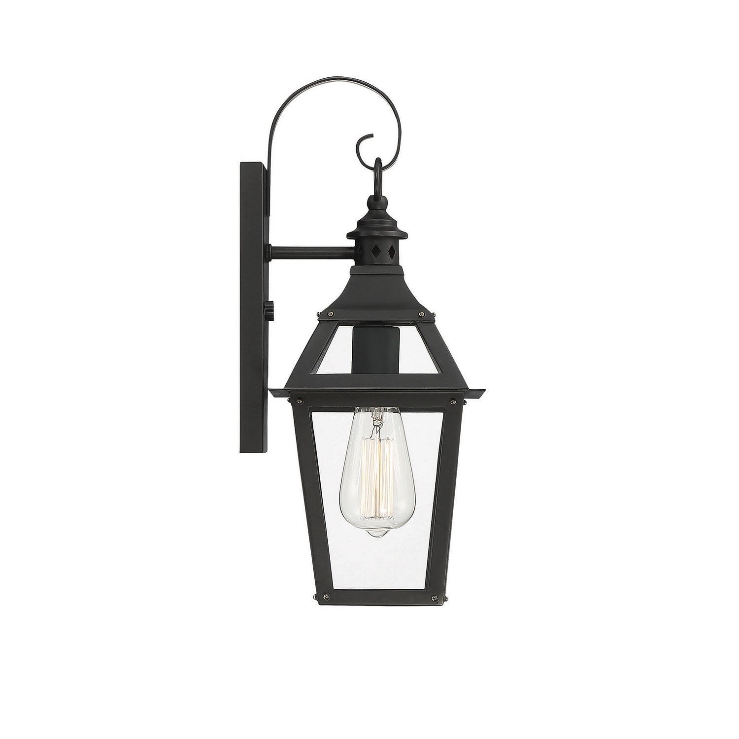 Savoy House - 5-720-153 - One Light Wall Sconce - Jackson - Black with Gold Highlights