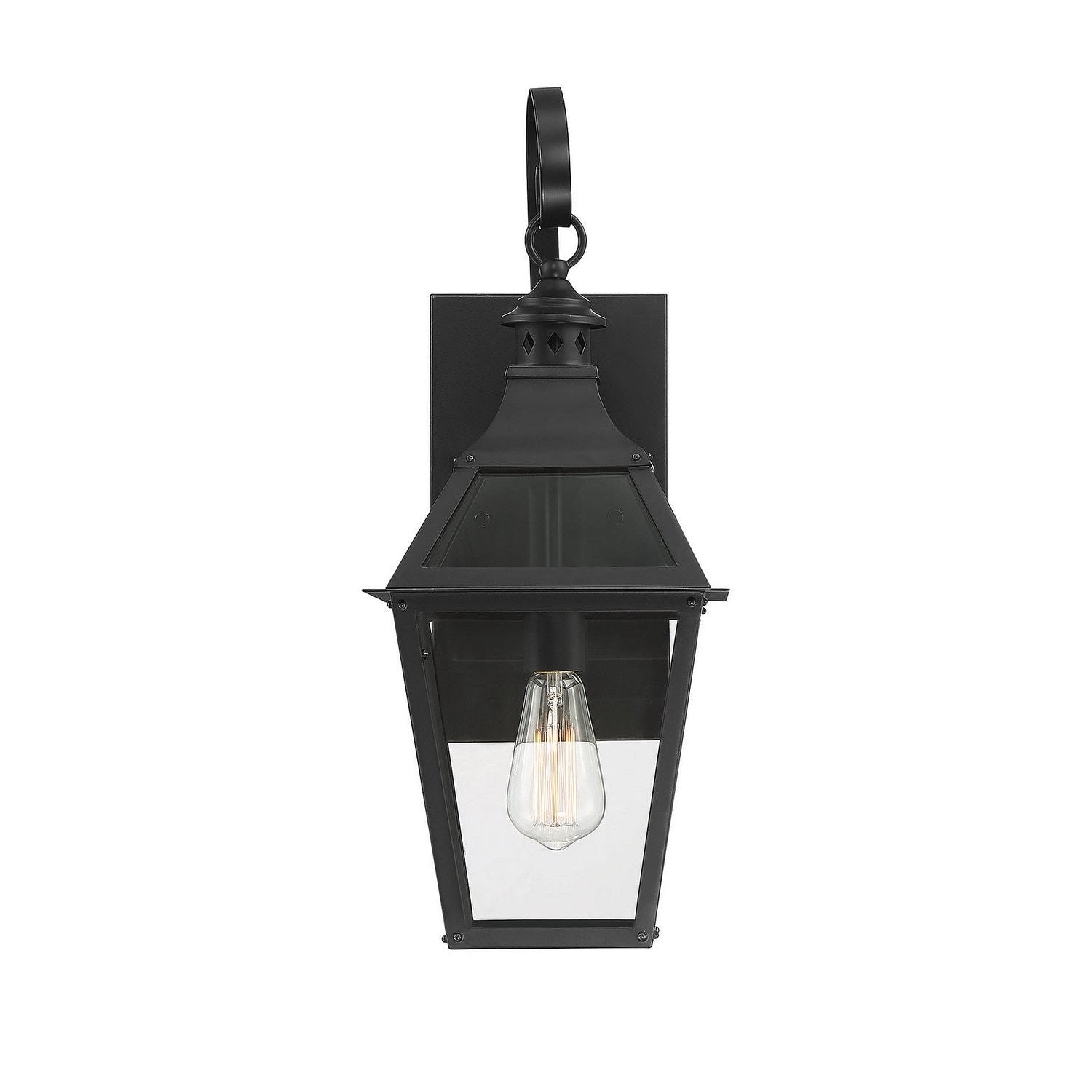 Savoy House - 5-721-153 - One Light Wall Sconce - Jackson - Black with Gold Highlights