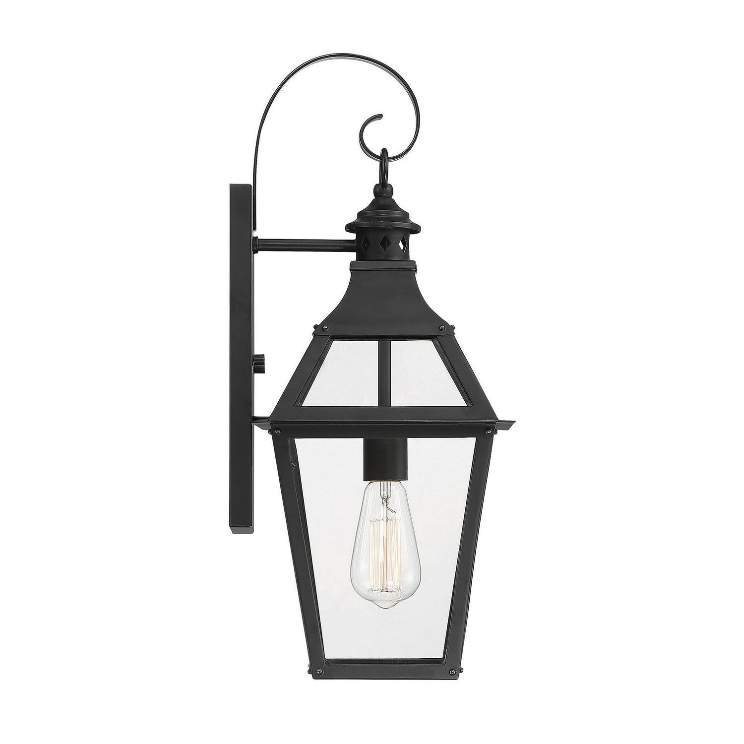 Savoy House - 5-721-153 - One Light Wall Sconce - Jackson - Black with Gold Highlights