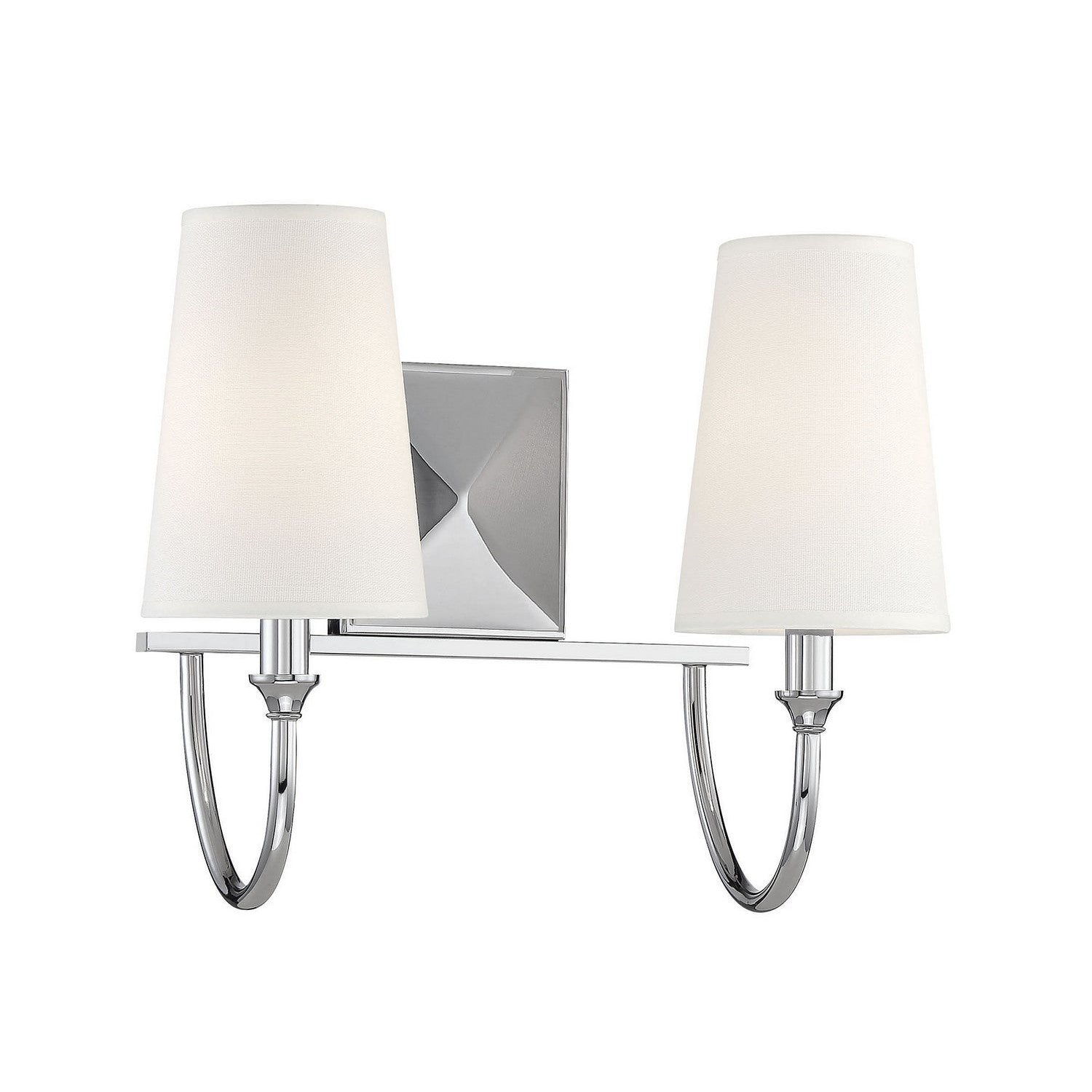 Savoy House - 8-2542-2-109 - Two Light Bath Bar - Cameron - Polished Nickel
