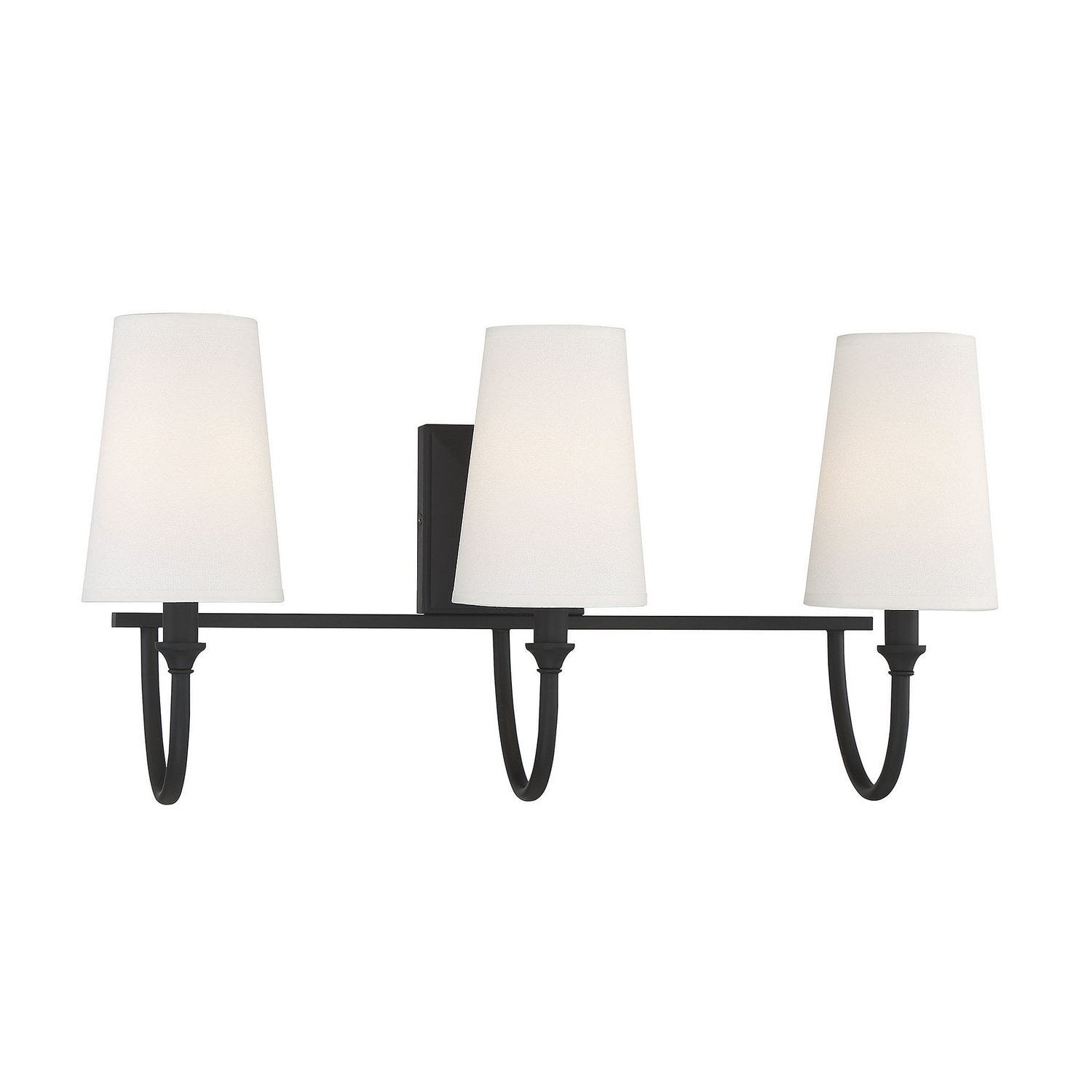 Savoy House - 8-2542-3-89 - Three Light Bath Bar - Cameron - Matte Black