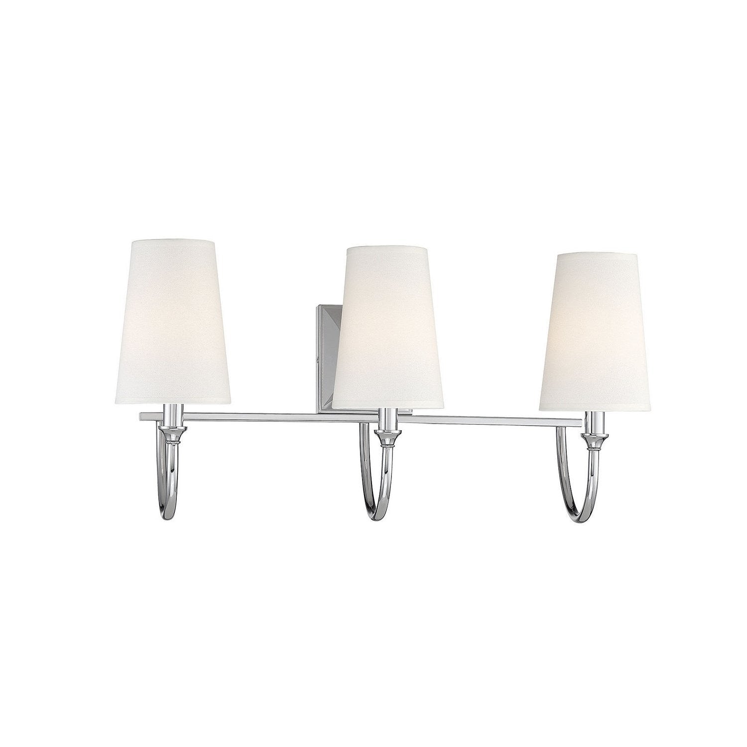 Savoy House - 8-2542-3-109 - Three Light Bath Bar - Cameron - Polished Nickel