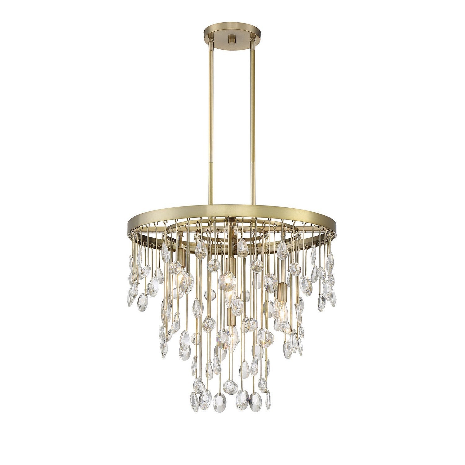 Savoy House - 1-1846-4-127 - Four Light Chandelier - Livorno - Noble Brass
