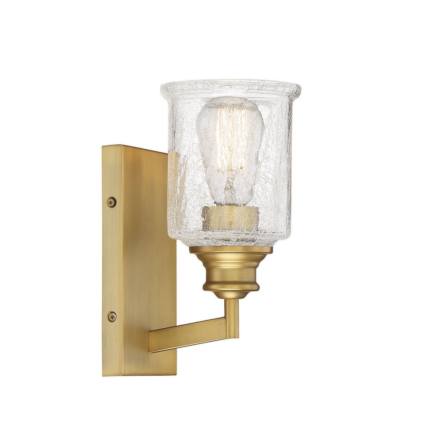 Savoy House - 9-1972-1-322 - One Light Bath - Hampton - Warm Brass