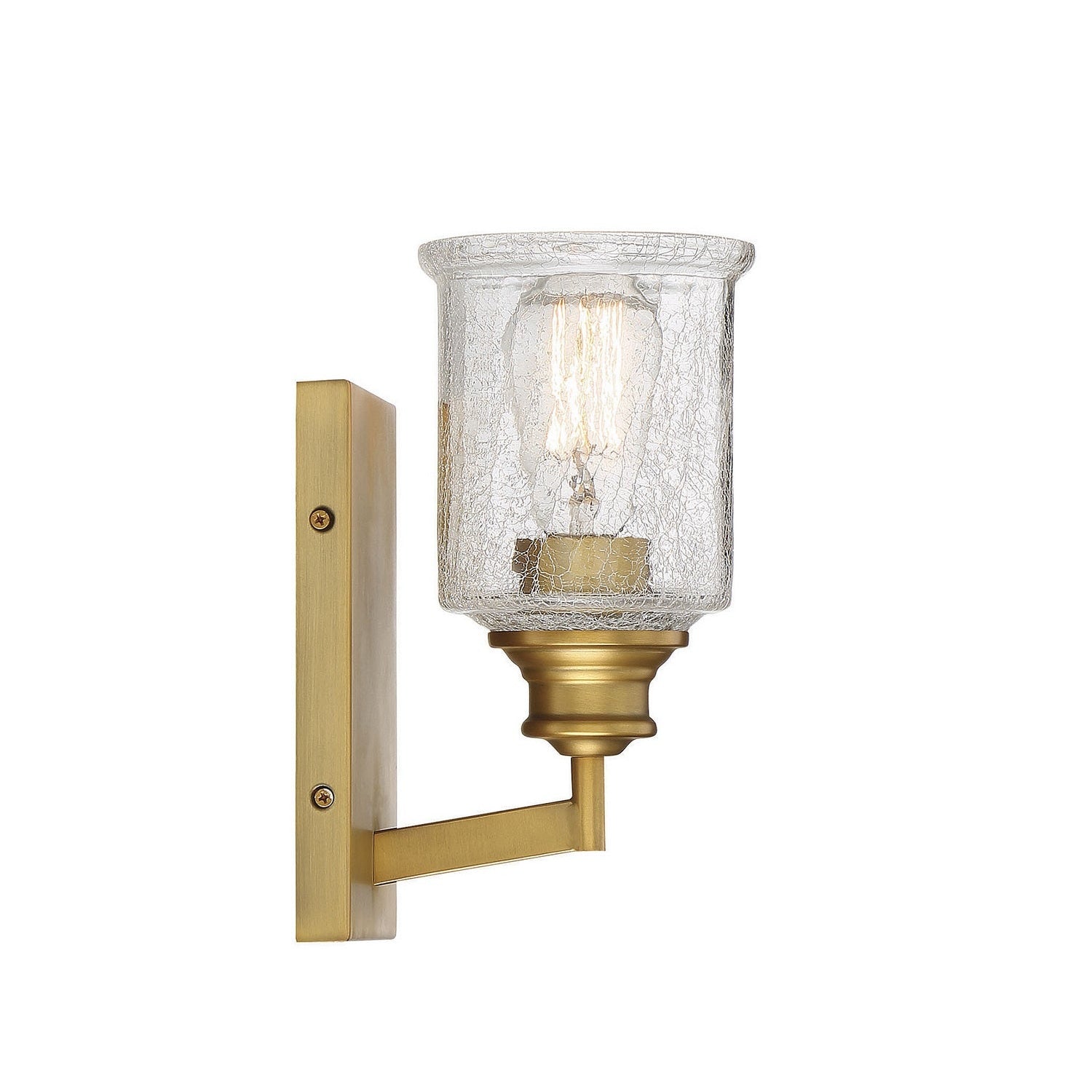 Savoy House - 9-1972-1-322 - One Light Bath - Hampton - Warm Brass