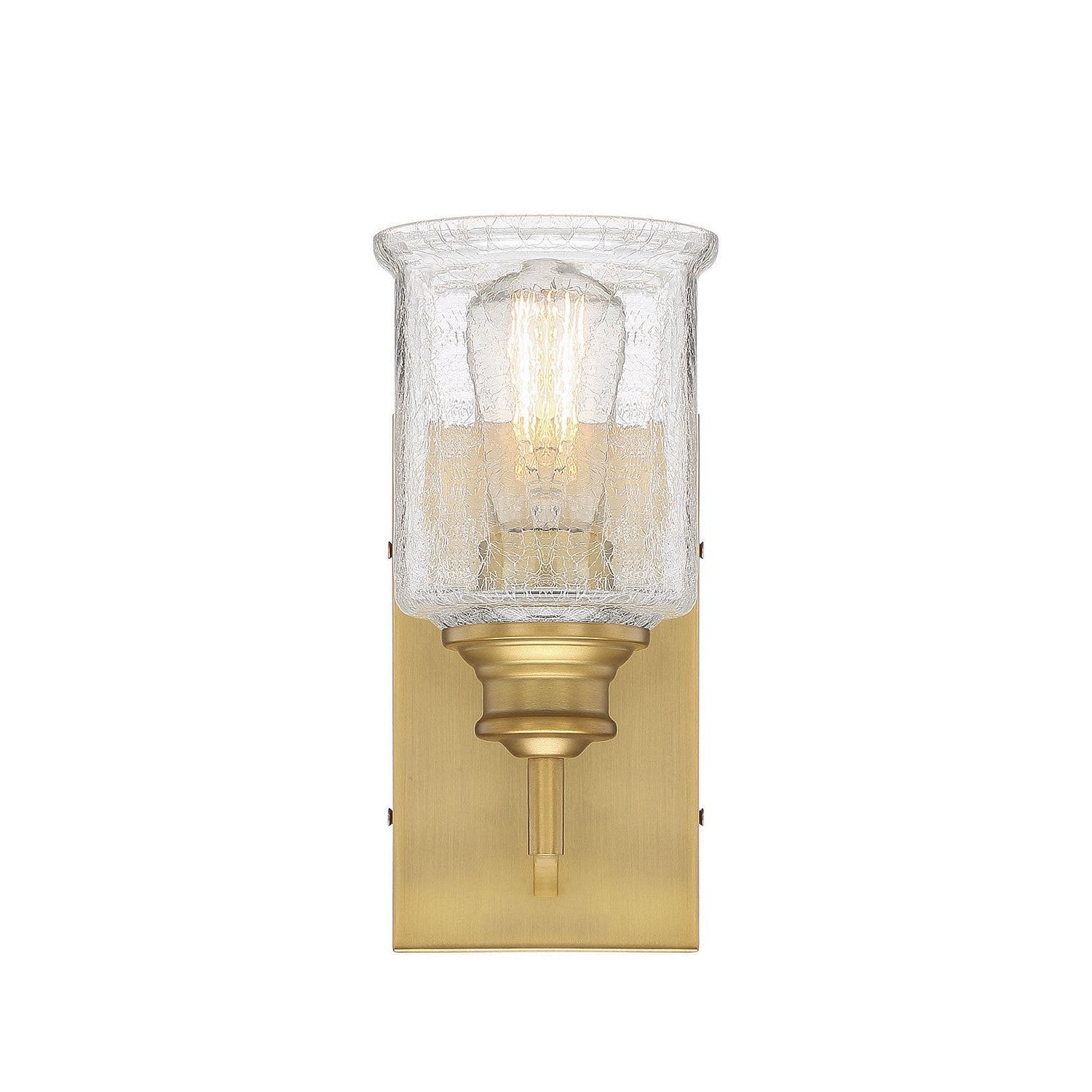 Savoy House - 9-1972-1-322 - One Light Bath - Hampton - Warm Brass