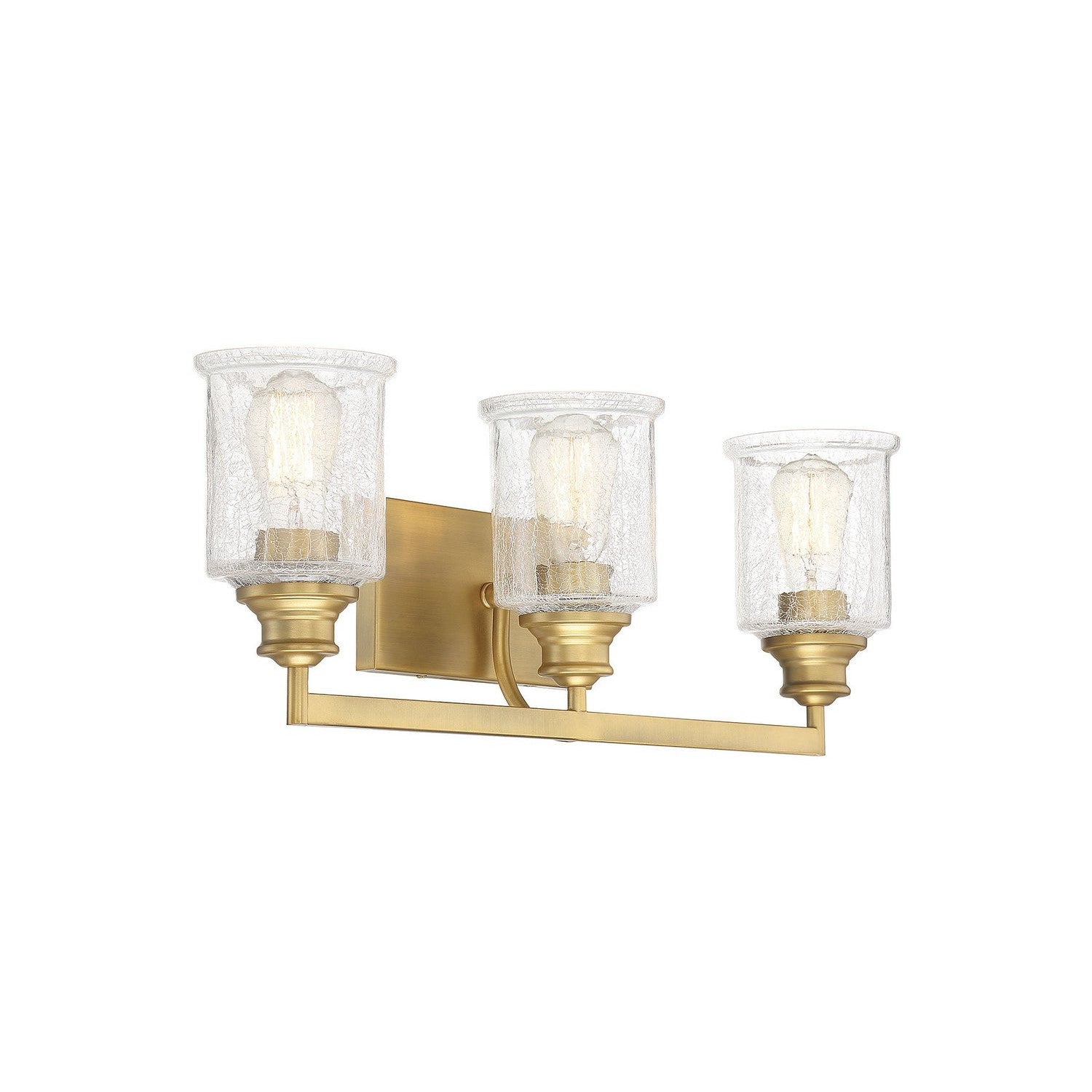 Savoy House - 8-1972-3-322 - Three Light Bath Bar - Hampton - Warm Brass