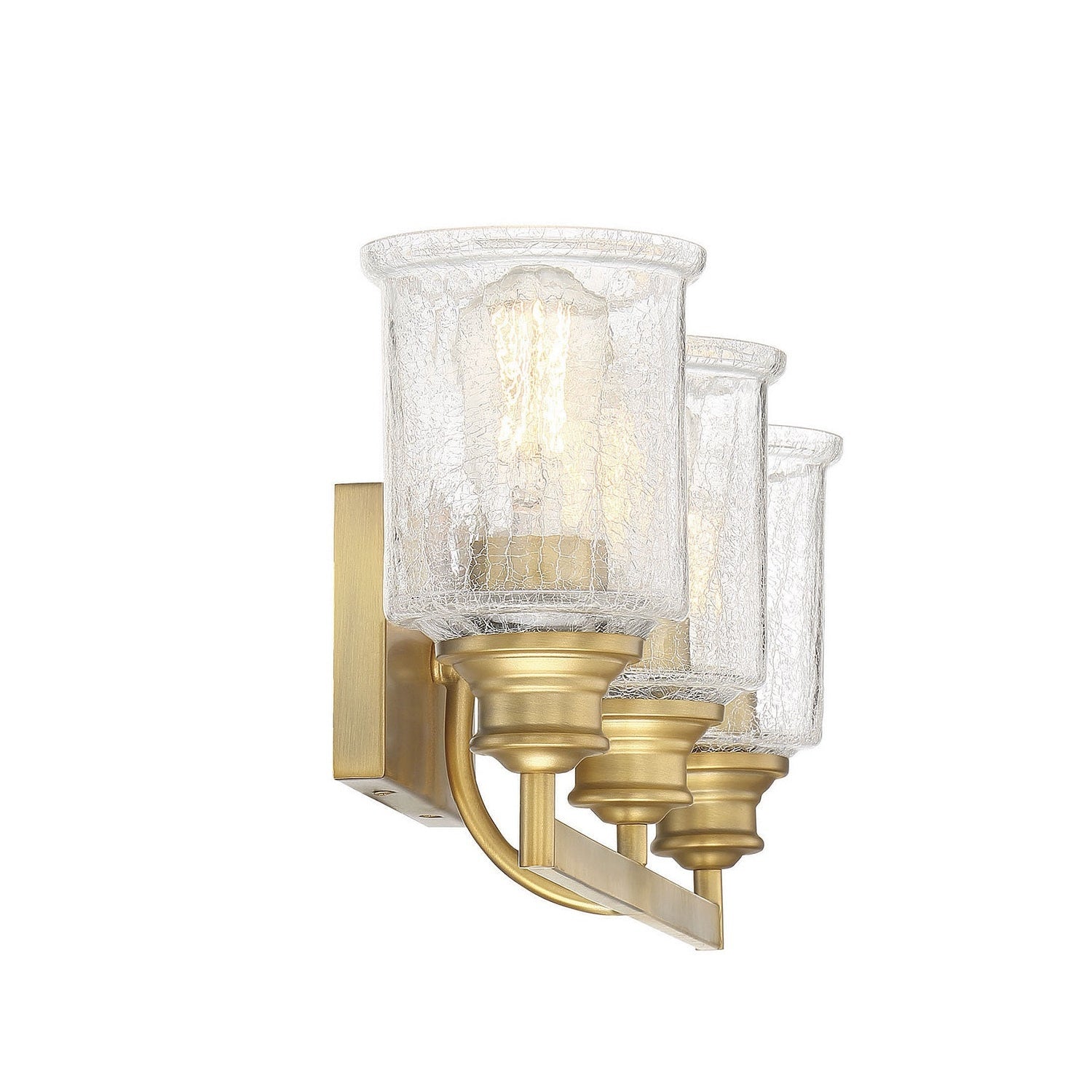 Savoy House - 8-1972-3-322 - Three Light Bath Bar - Hampton - Warm Brass