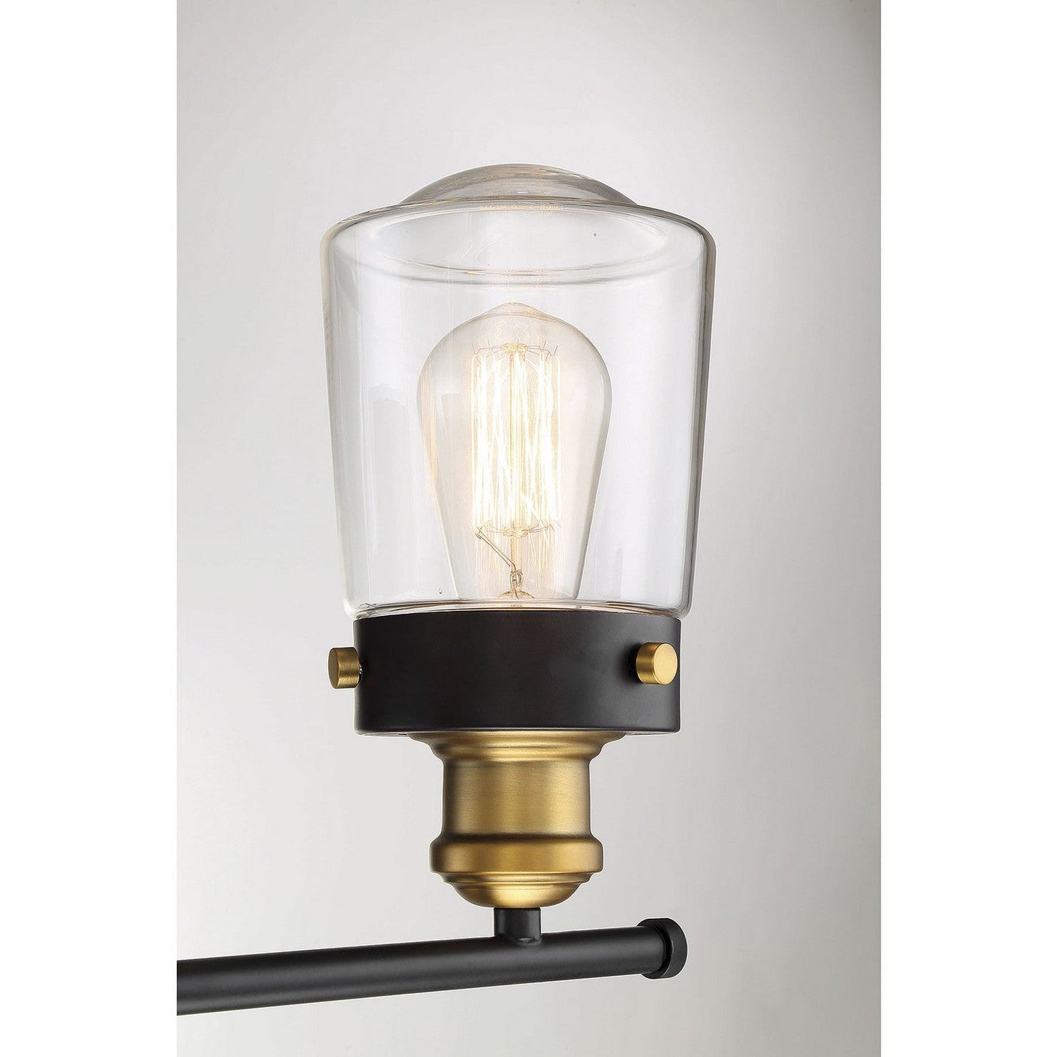 Savoy House - 8-2069-3-51 - Three Light Bath Bar - Macauley - Vintage Black with Warm Brass