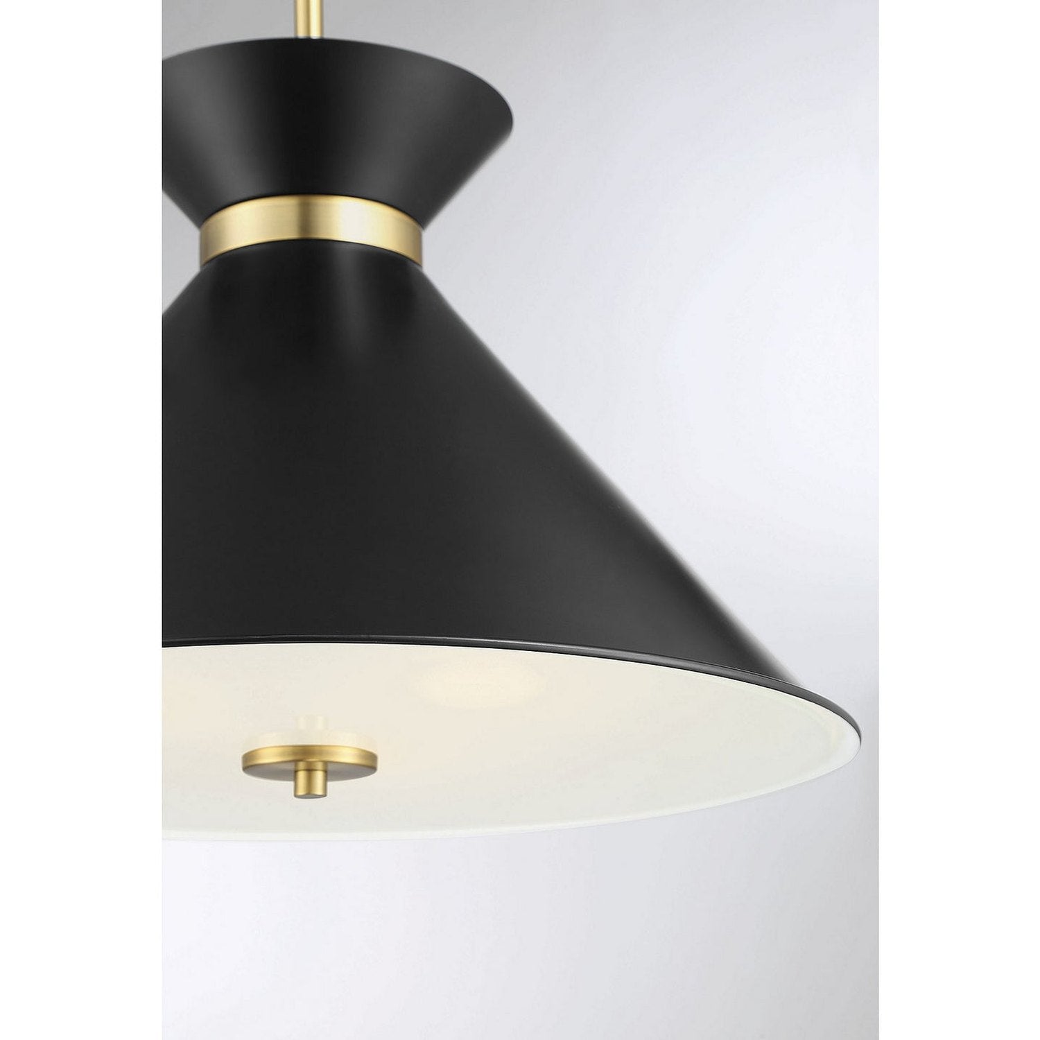 Savoy House - 7-2416-3-143 - Three Light Pendant - Lamar - Black with Warm Brass