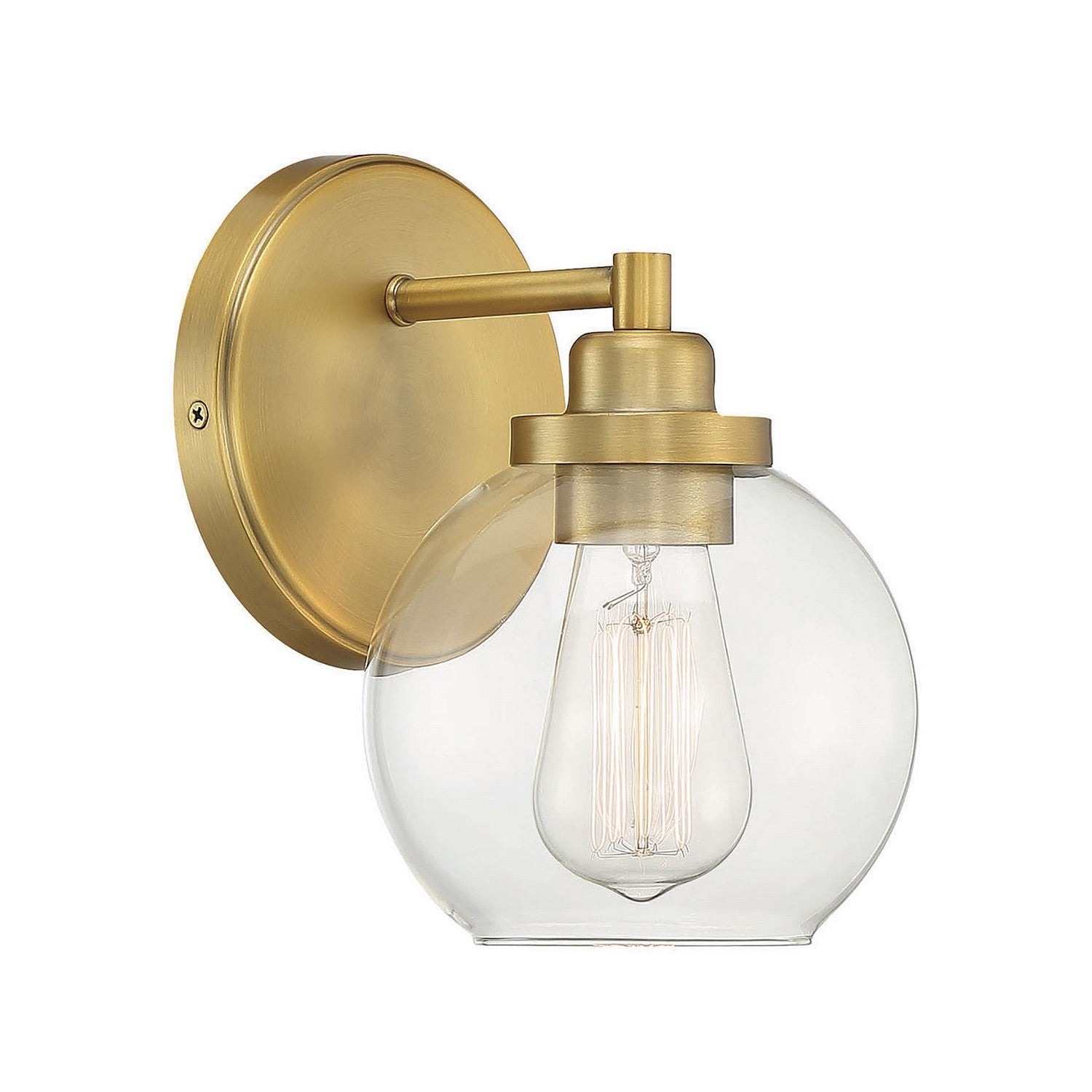 Savoy House - 9-4050-1-322 - One Light Bath - Carson - Warm Brass