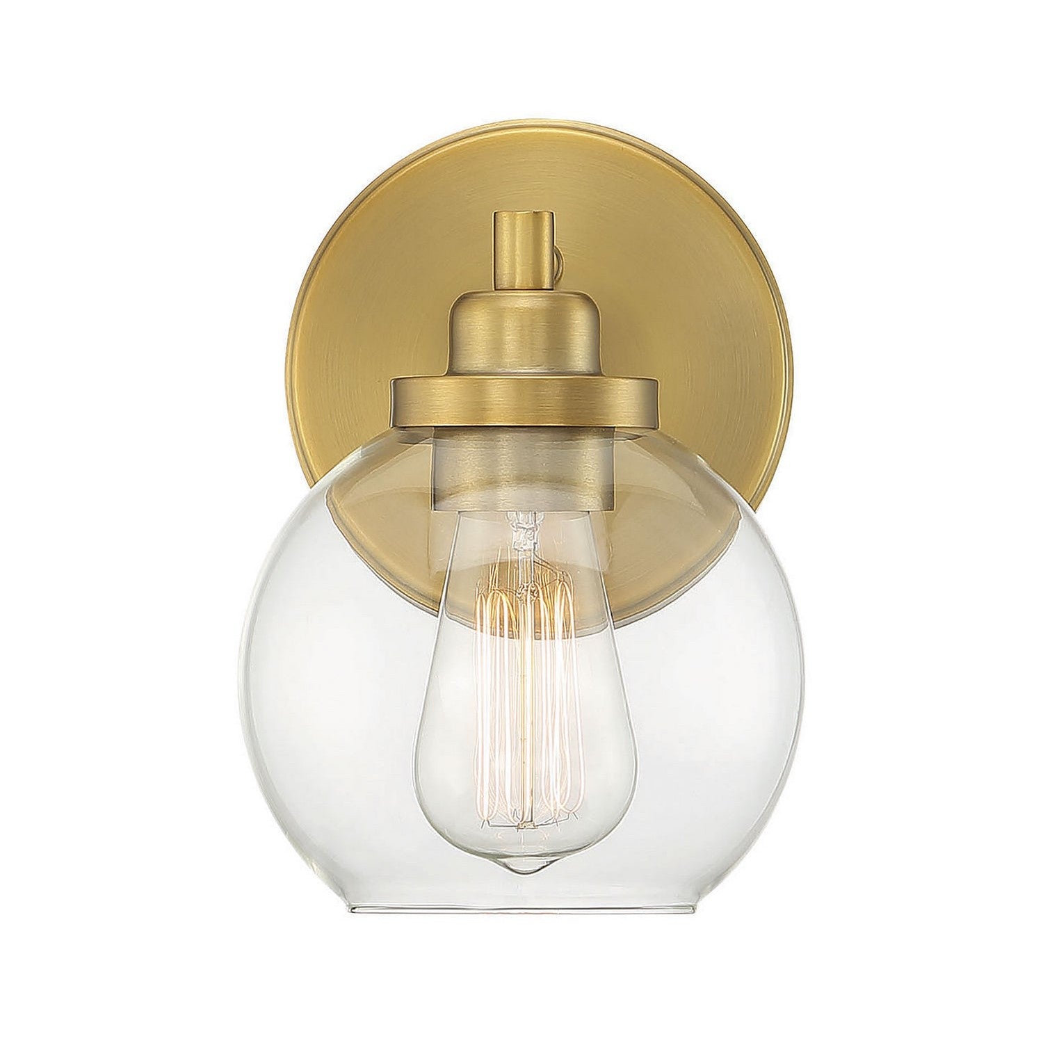 Savoy House - 9-4050-1-322 - One Light Bath - Carson - Warm Brass