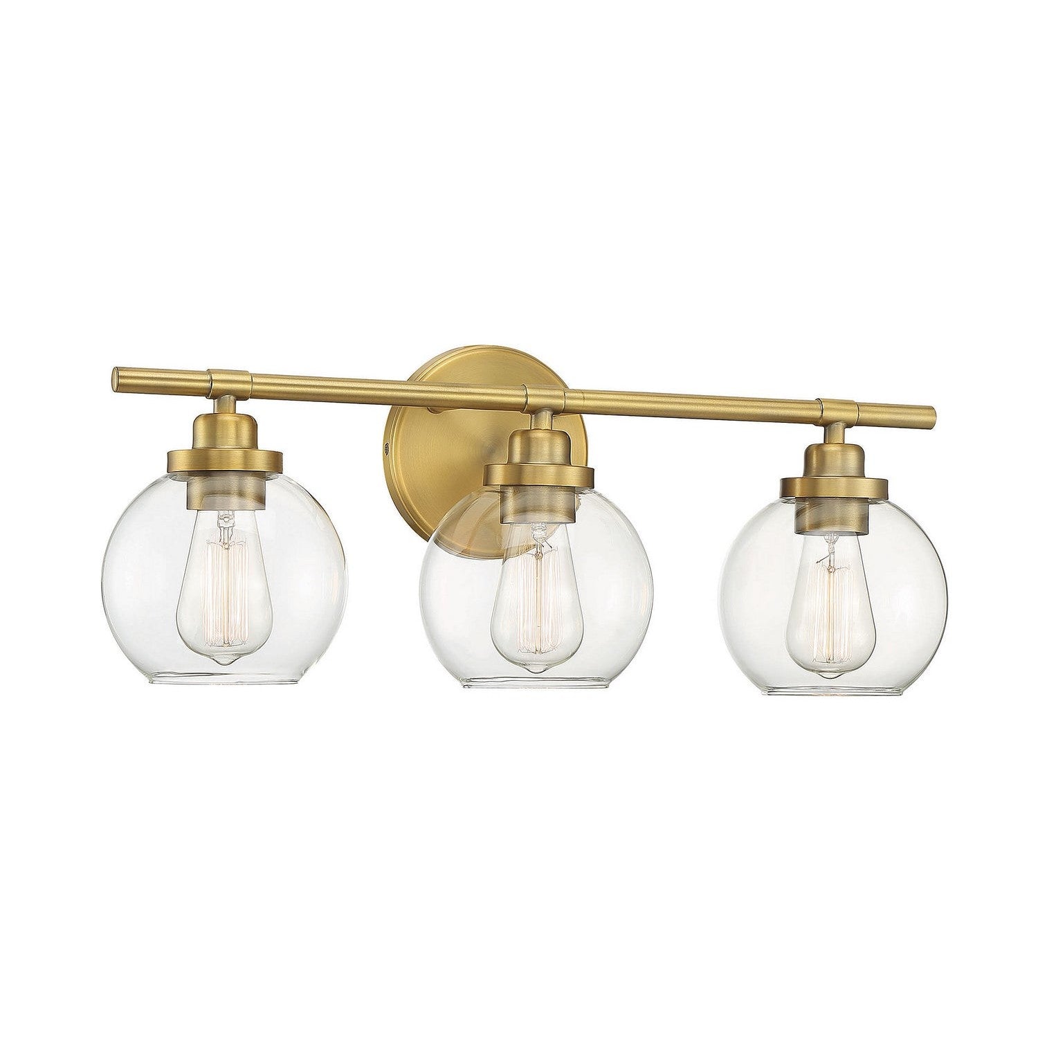 Savoy House - 8-4050-3-322 - Three Light Bath Bar - Carson - Warm Brass