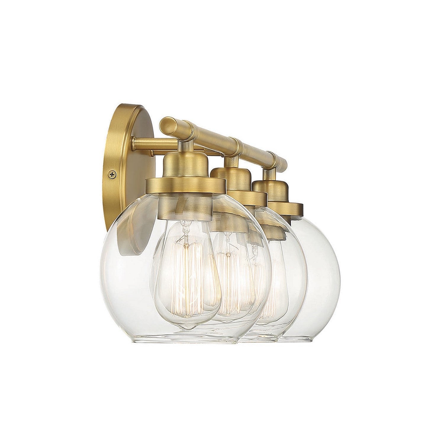 Savoy House - 8-4050-3-322 - Three Light Bath Bar - Carson - Warm Brass