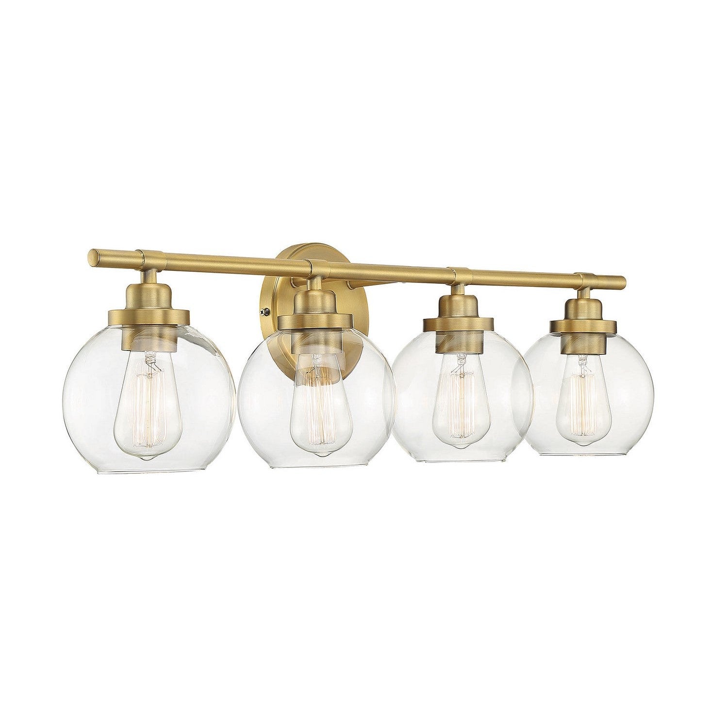 Savoy House - 8-4050-4-322 - Four Light Bath Bar - Carson - Warm Brass