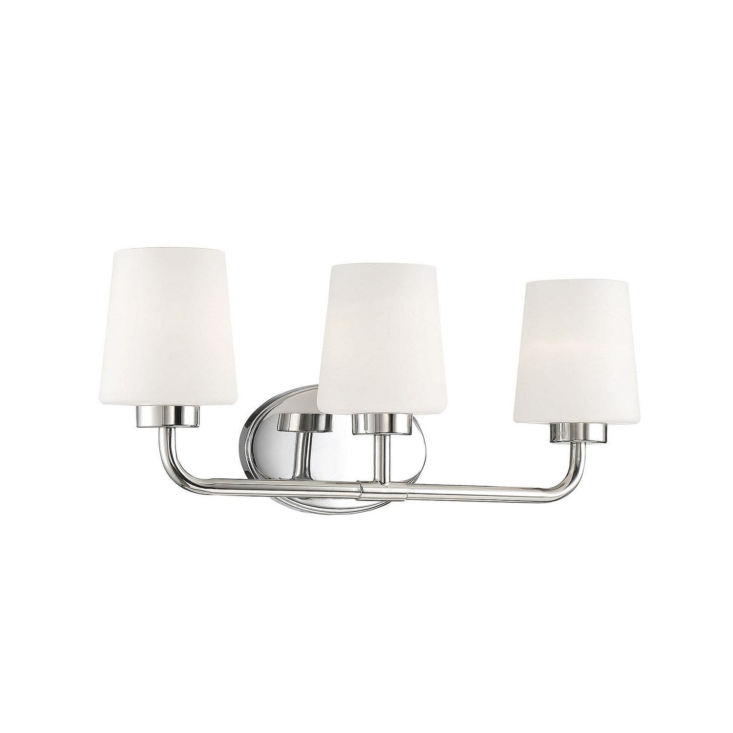 Savoy House - 8-4090-3-109 - Three Light Bath Bar - Capra - Polished Nickel