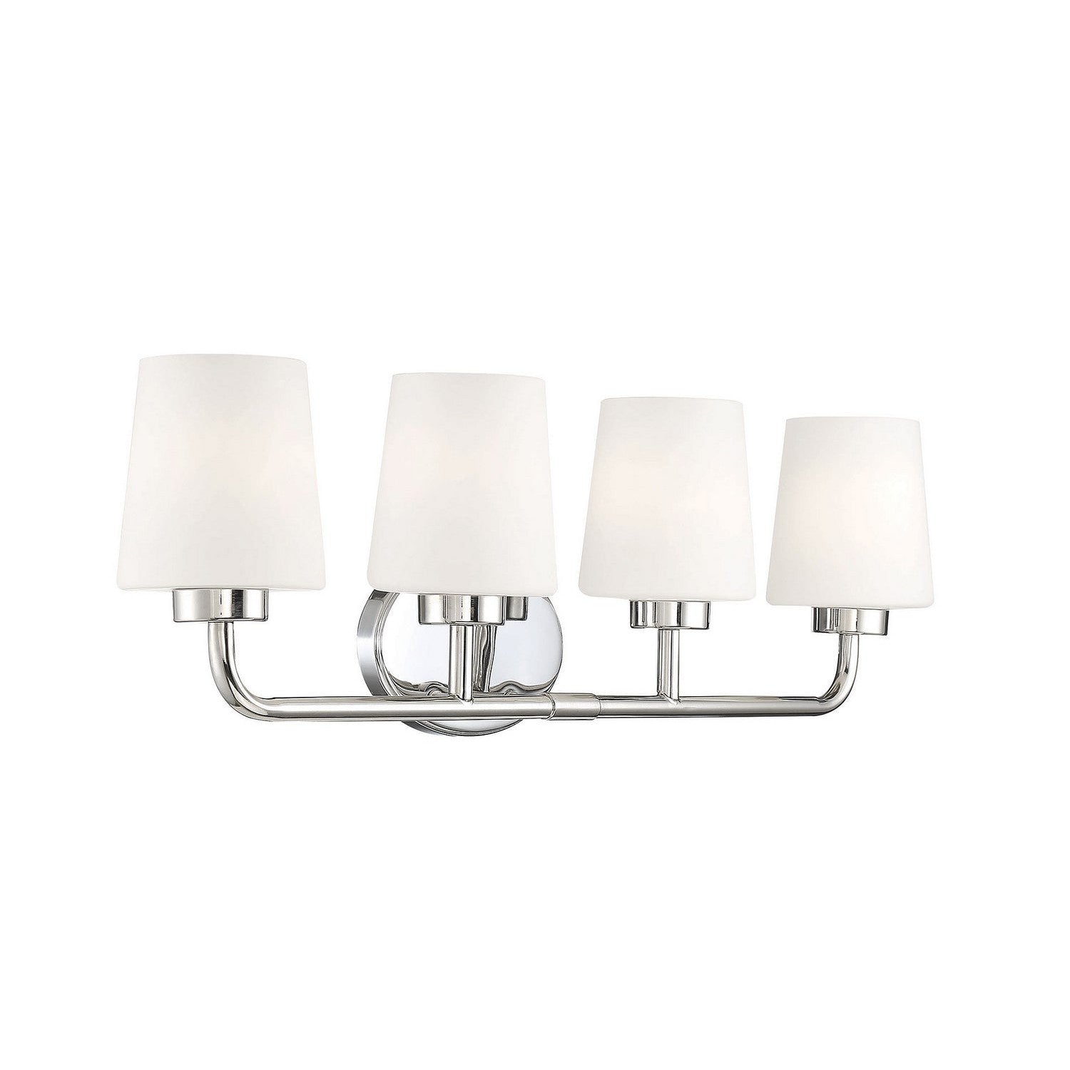 Savoy House - 8-4090-4-109 - Four Light Bath Bar - Capra - Polished Nickel