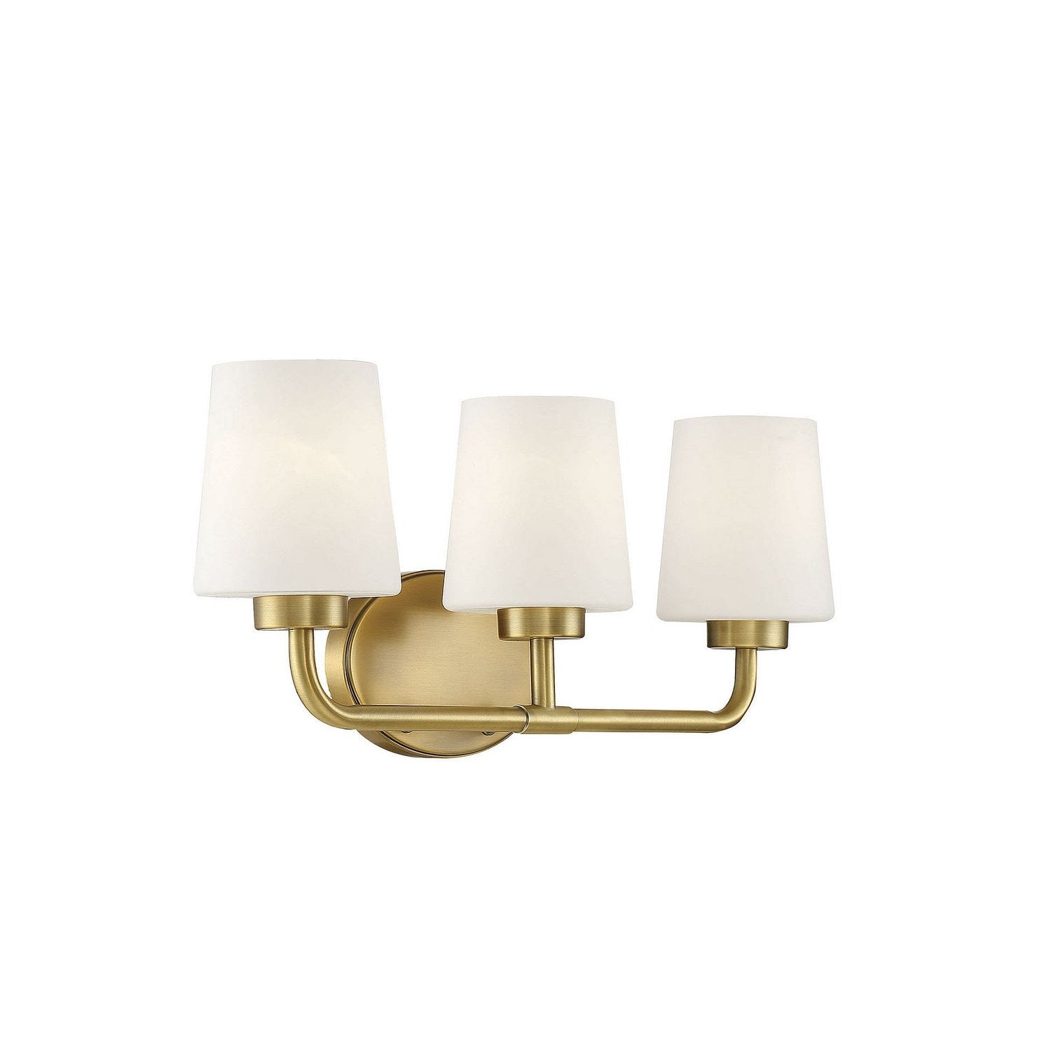 Savoy House - 8-4090-3-322 - Three Light Bath Bar - Capra - Warm Brass