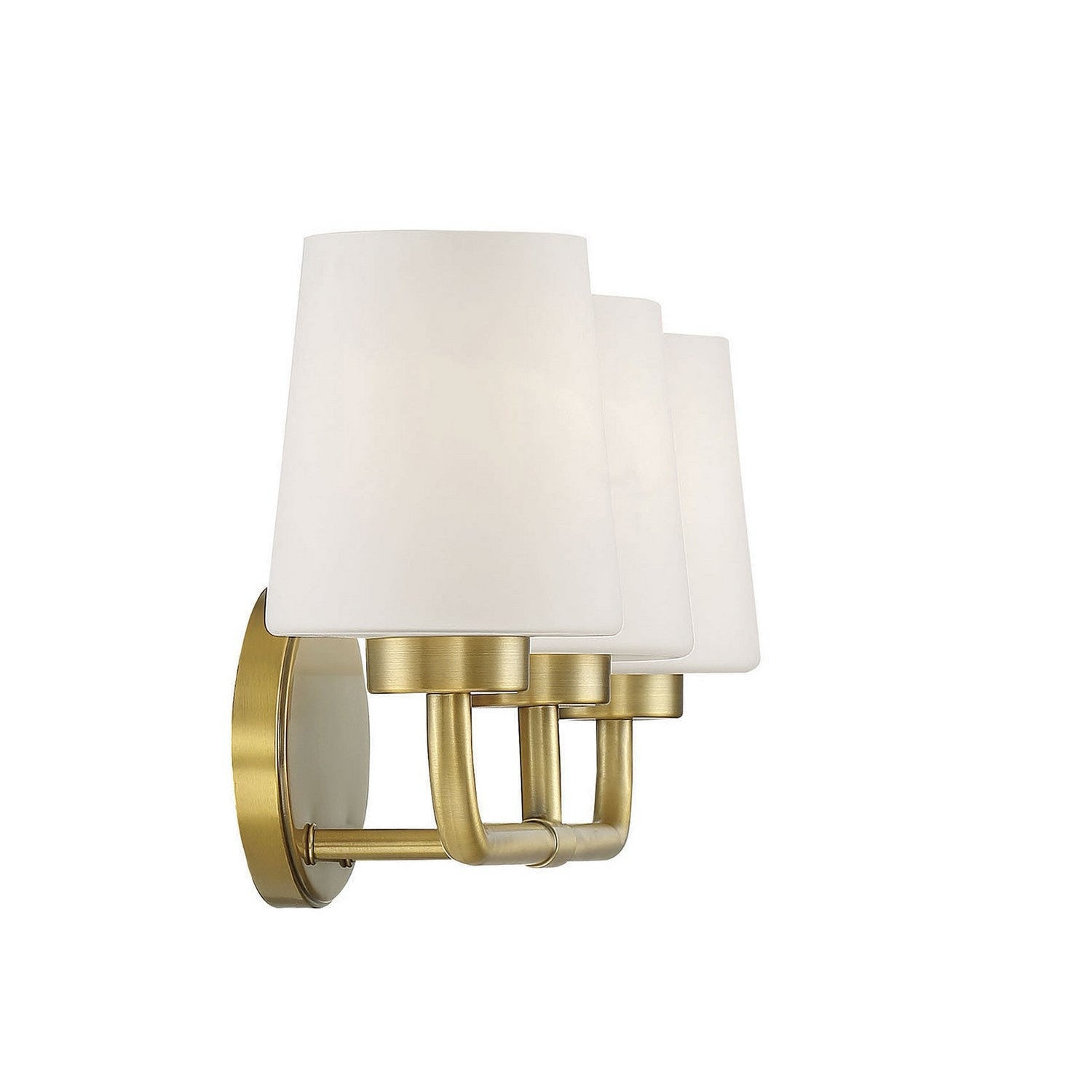 Savoy House - 8-4090-3-322 - Three Light Bath Bar - Capra - Warm Brass