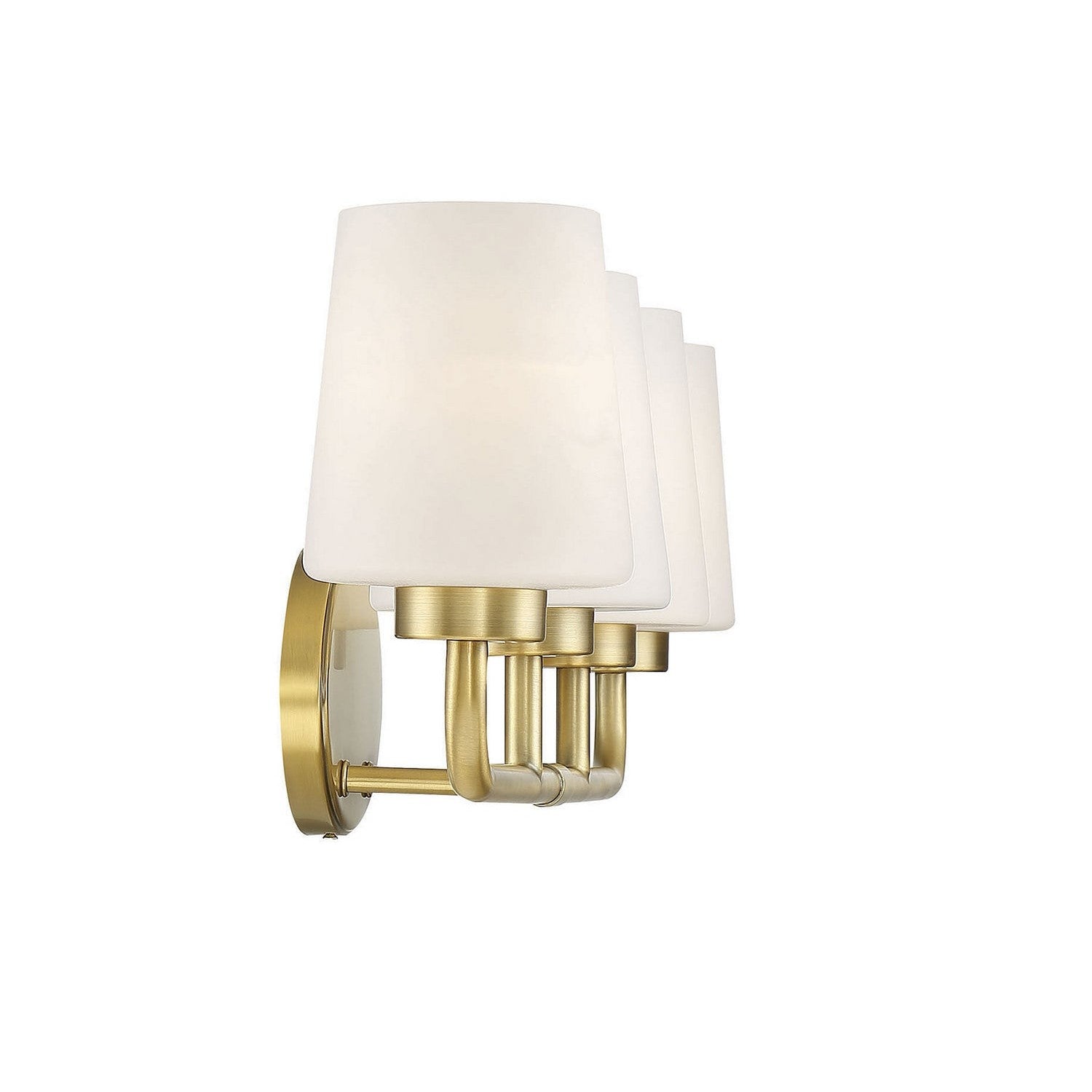 Savoy House - 8-4090-4-322 - Four Light Bath Bar - Capra - Warm Brass