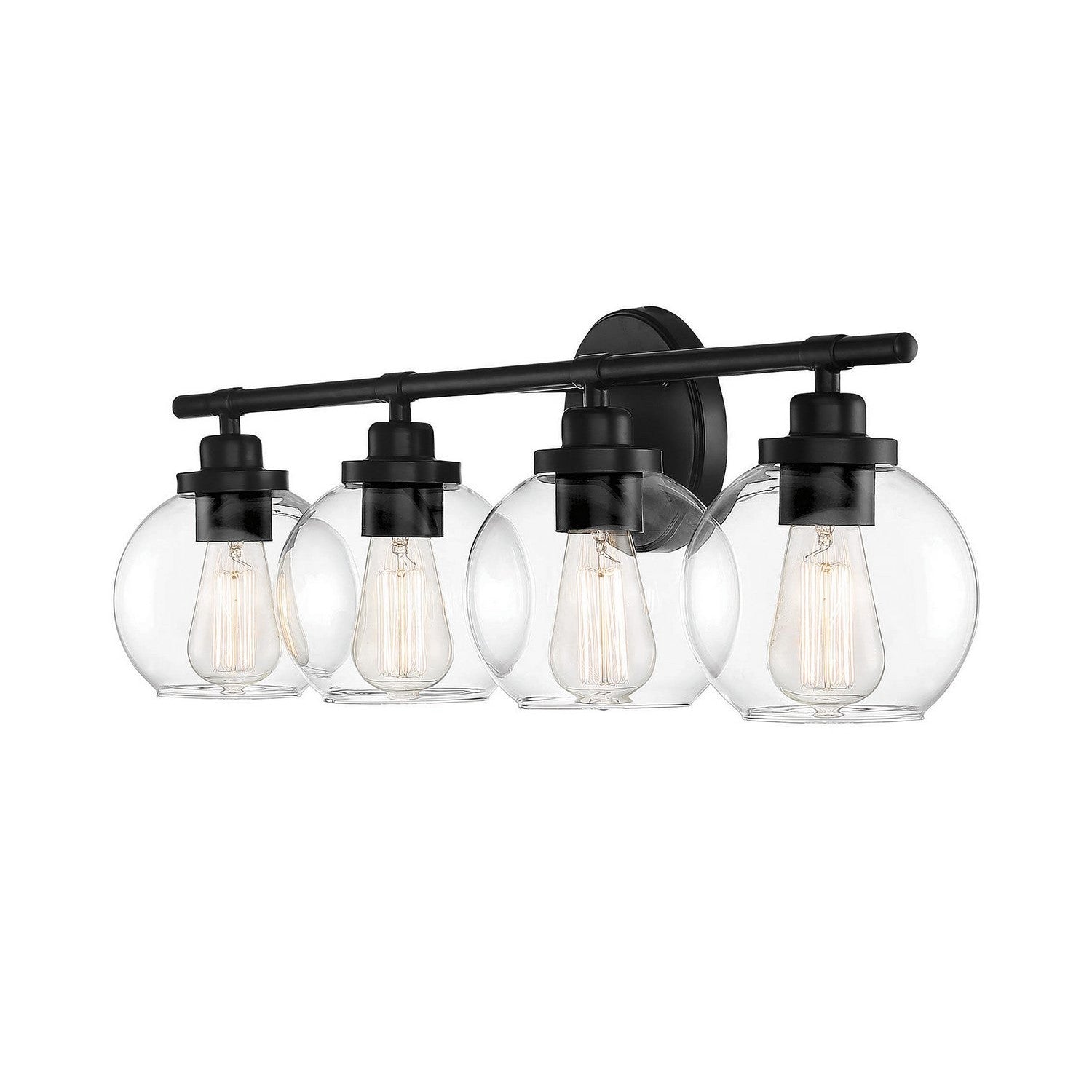 Savoy House - 8-4050-4-BK - Four Light Bath Bar - Carson - Matte Black