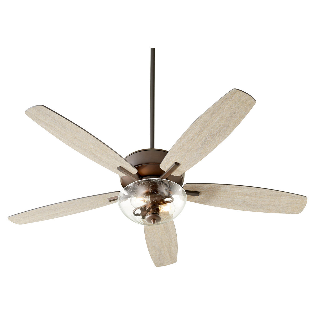 Quorum - 7052-286 - 52" Ceiling Fan - Breeze - Oiled Bronze