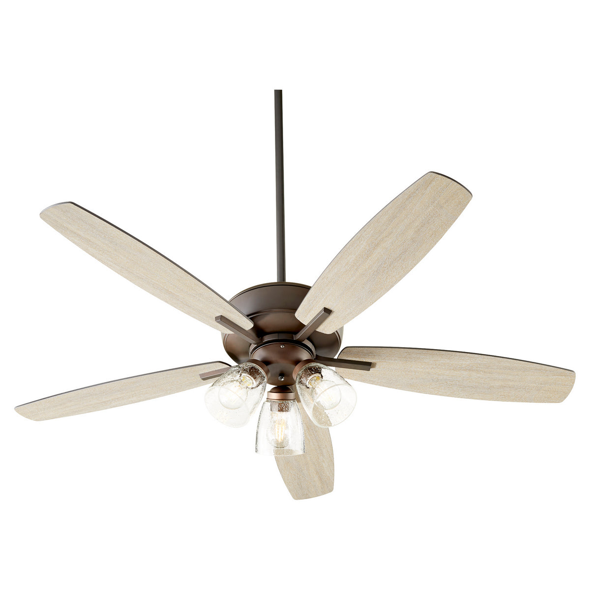 Quorum - 7052-386 - 52" Ceiling Fan - Breeze - Oiled Bronze