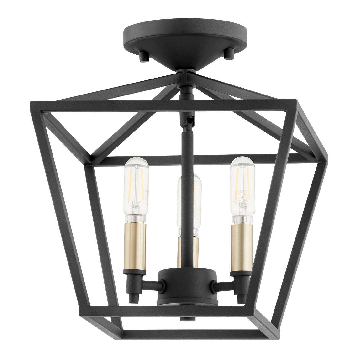 Quorum - 304-10-69 - Three Light Dual Mount - Gabriel - Textured Black