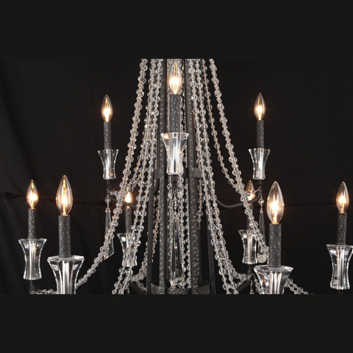 Varaluz - 270C09OX - Nine Light Chandelier - Barcelona - Onyx