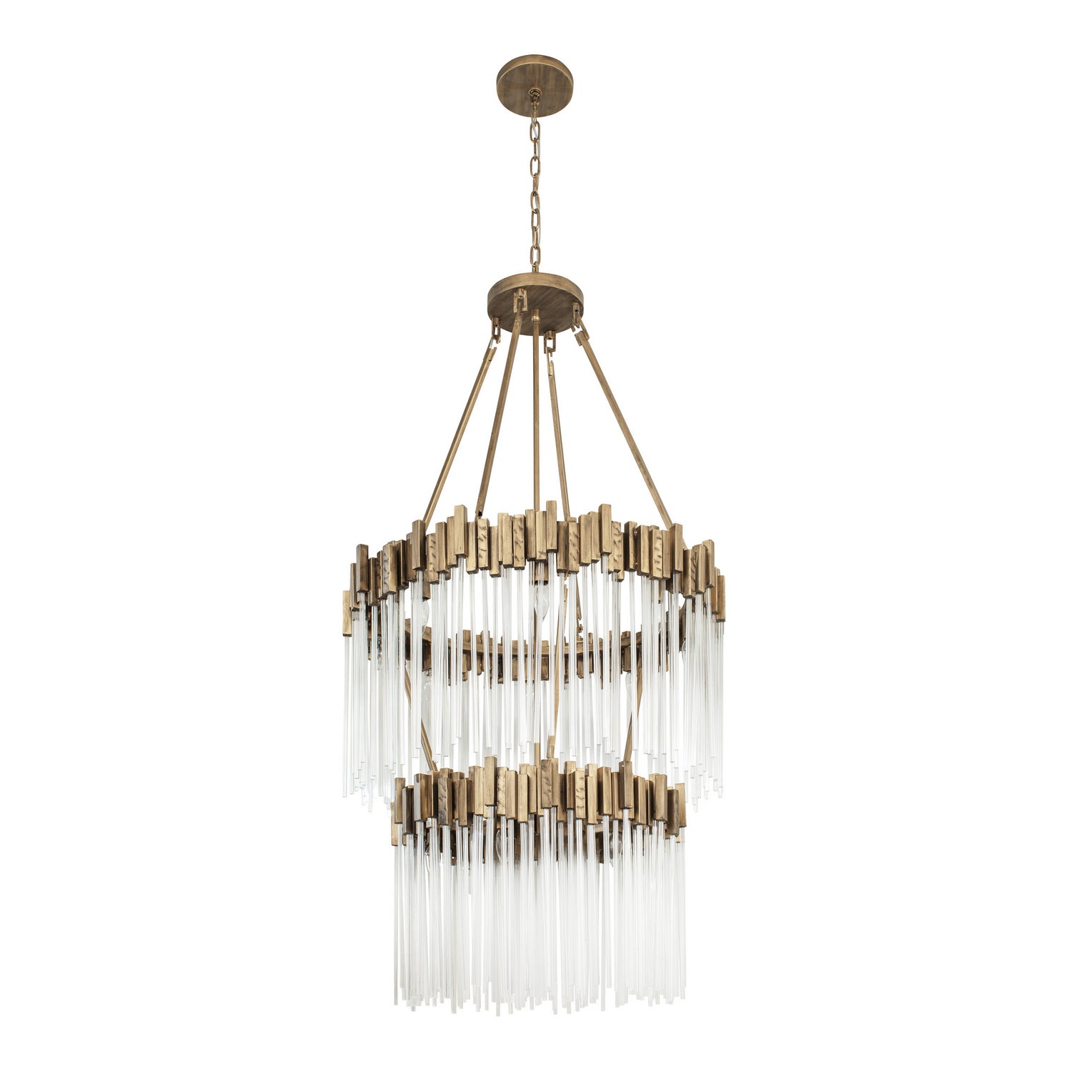 Varaluz - 309C14HG - 14 Light Chandelier - Matrix - Havana Gold