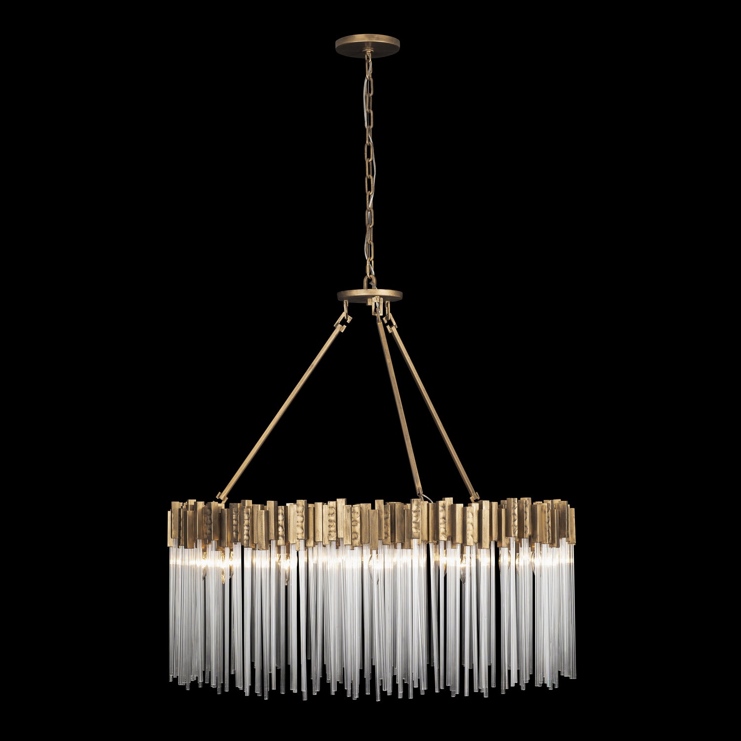 Varaluz - 309P12HG - 12 Light Pendant - Matrix - Havana Gold
