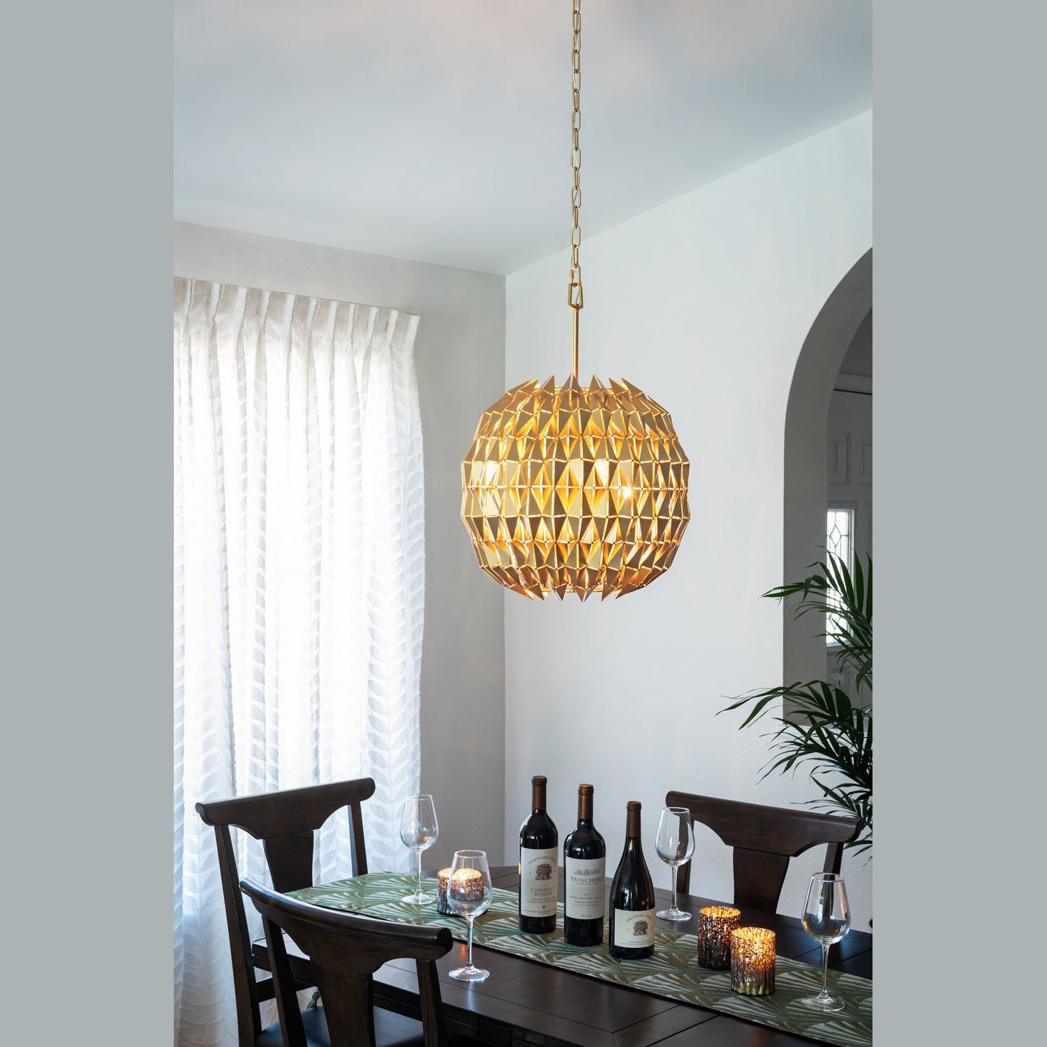 Varaluz - 342P03FG - Three Light Pendant - Forever - French Gold