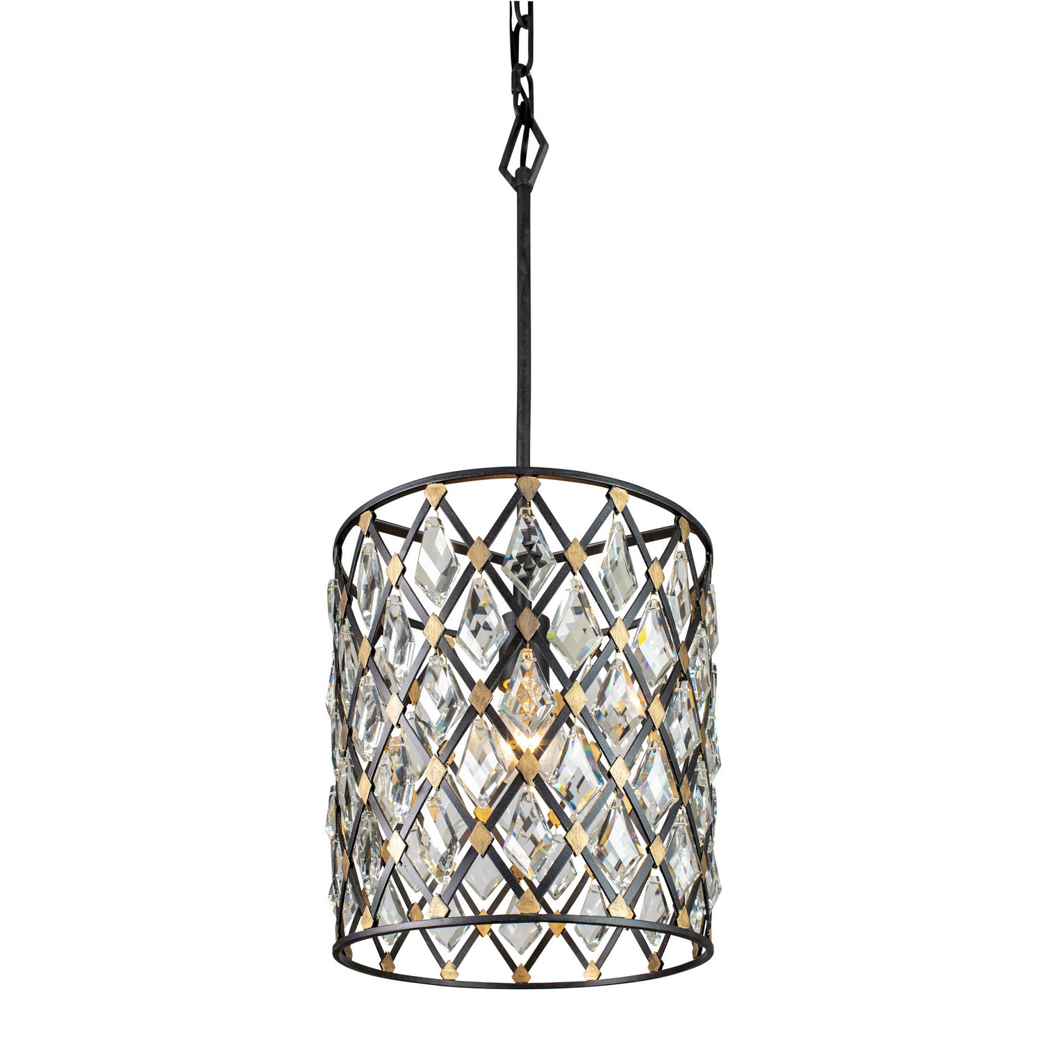 Varaluz - 345P01CBHG - One Light Pendant - Windsor - Carbon/Havana Gold