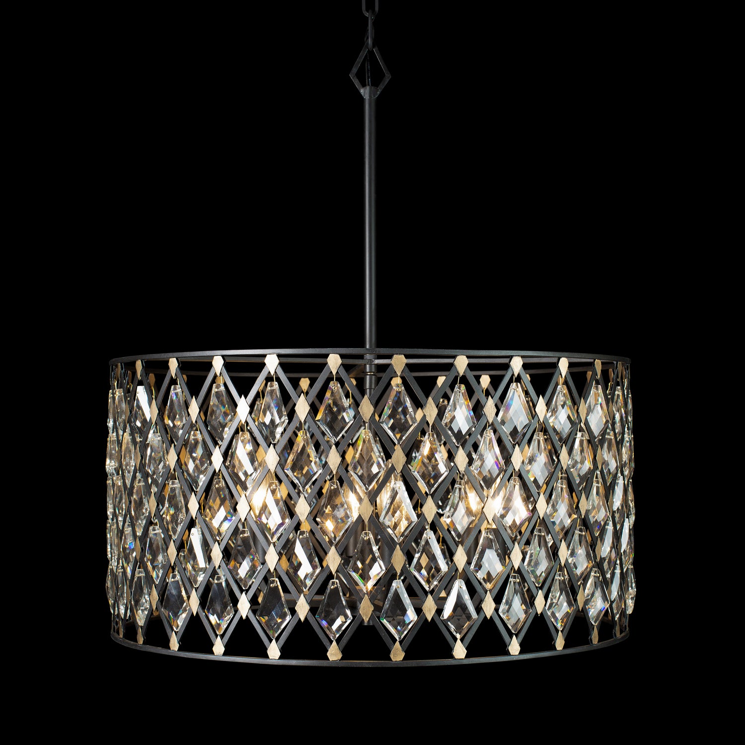 Varaluz - 345P06CBHG - Six Light Pendant - Windsor - Carbon/Havana Gold